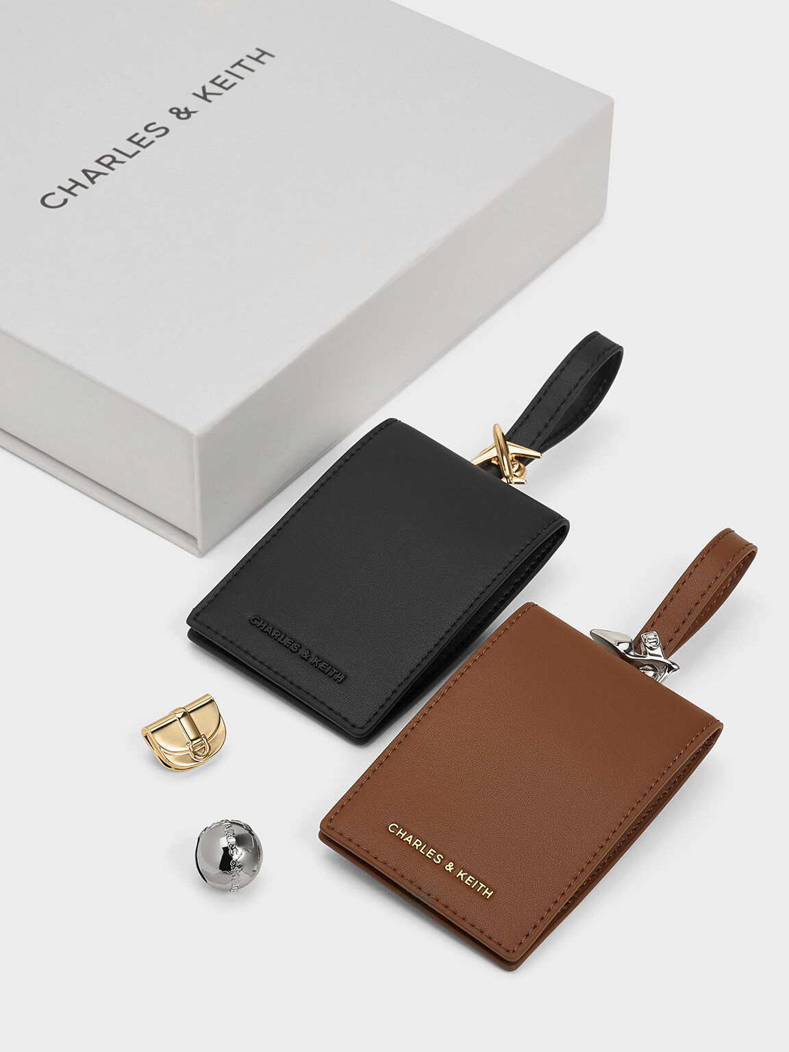 CHARLES KEITH Luggage Tag Charm Set Multi