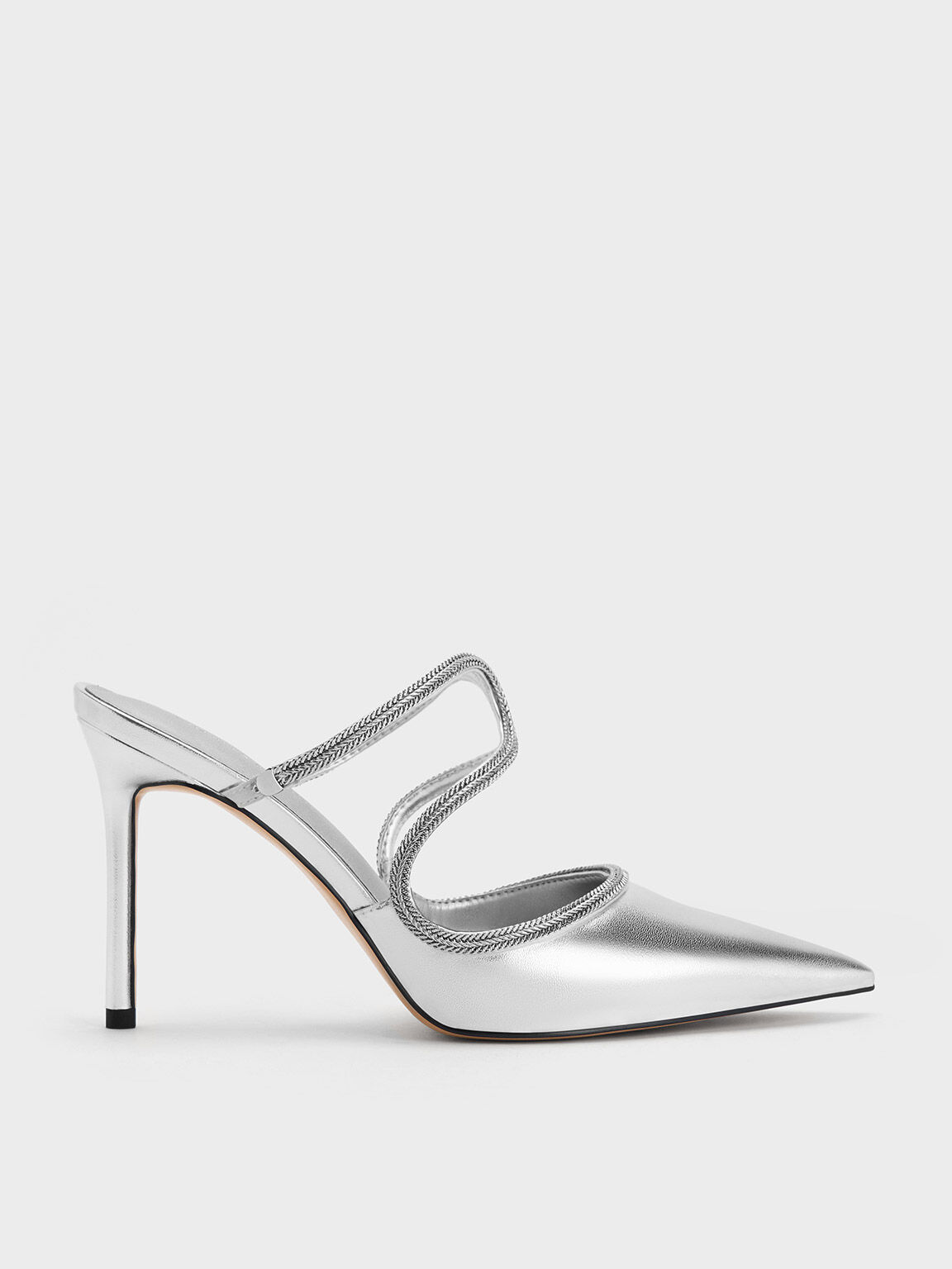 Silver best sale heels online