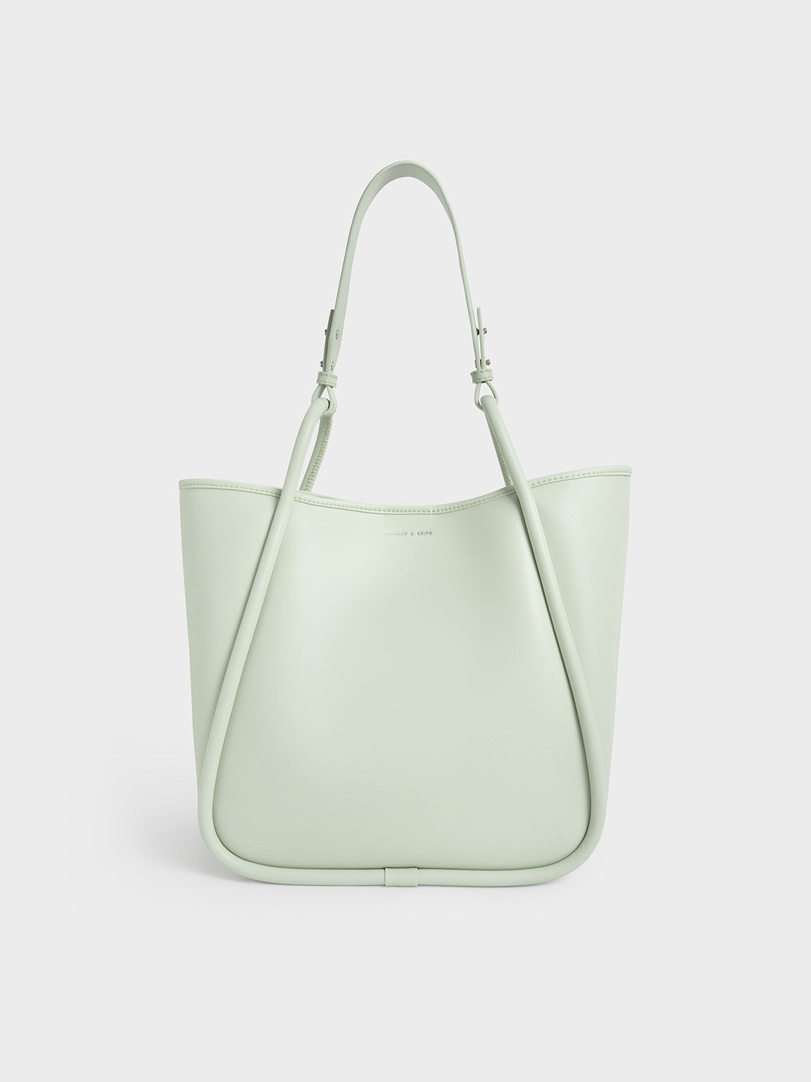 White leather sales tote bag