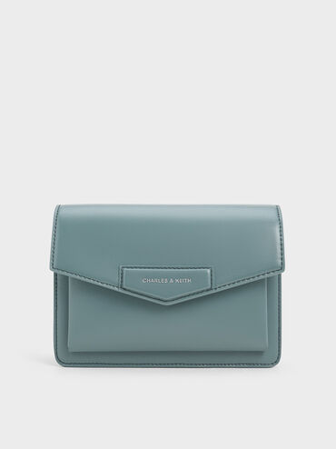 Adelie Envelope Crossbody Bag, Slate Blue, hi-res