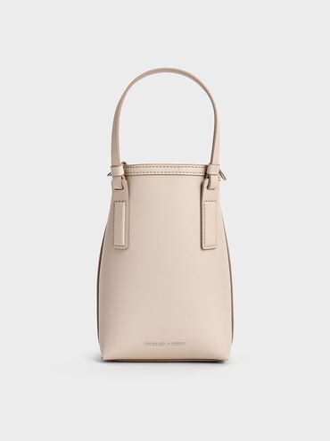 Noelle Elongated Tote, Ivory, hi-res