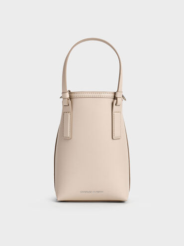 Noelle Elongated Tote, Ivory, hi-res