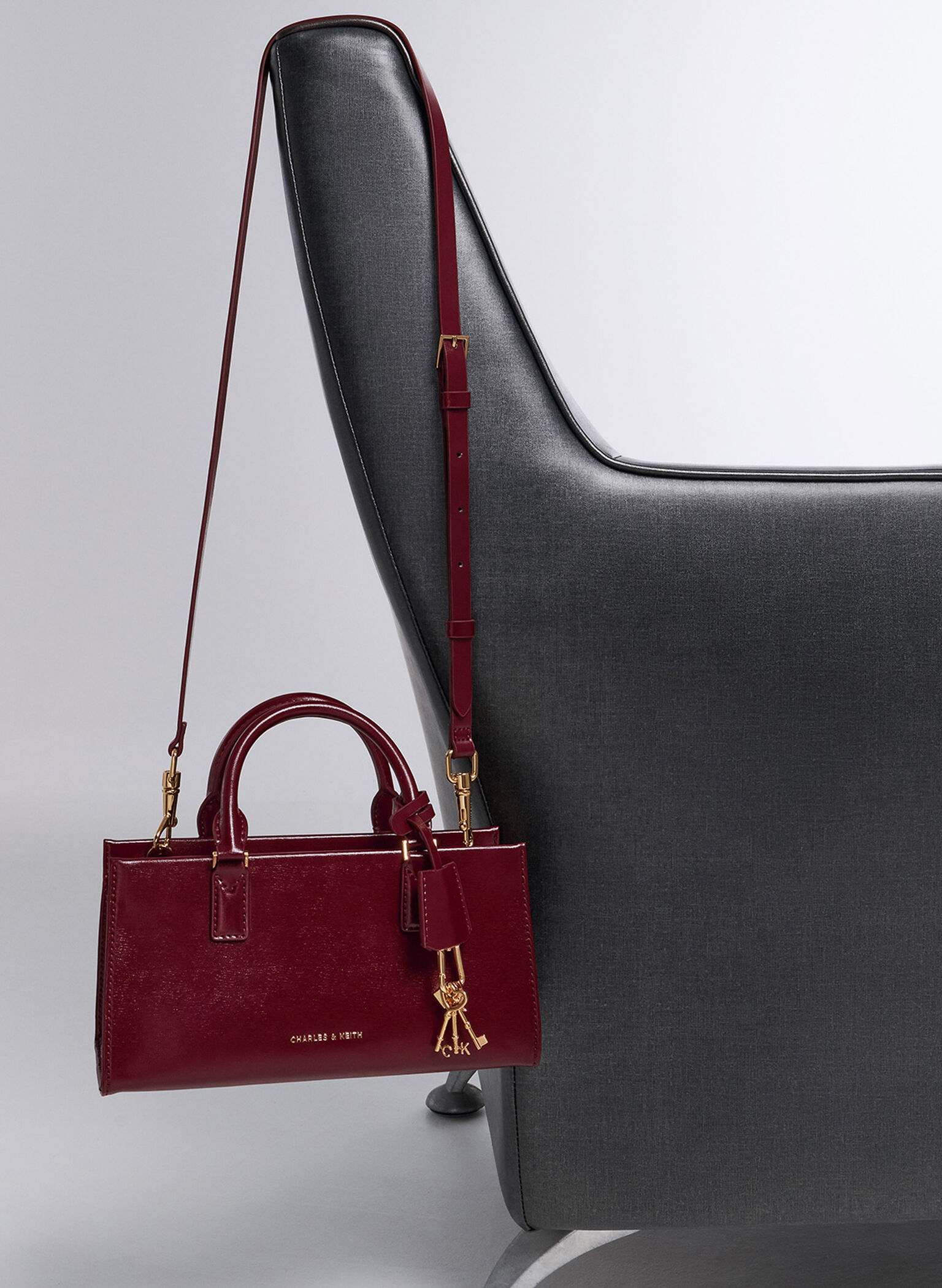 Mini Kerry Tote Bag, Mulberry Plum, hi-res