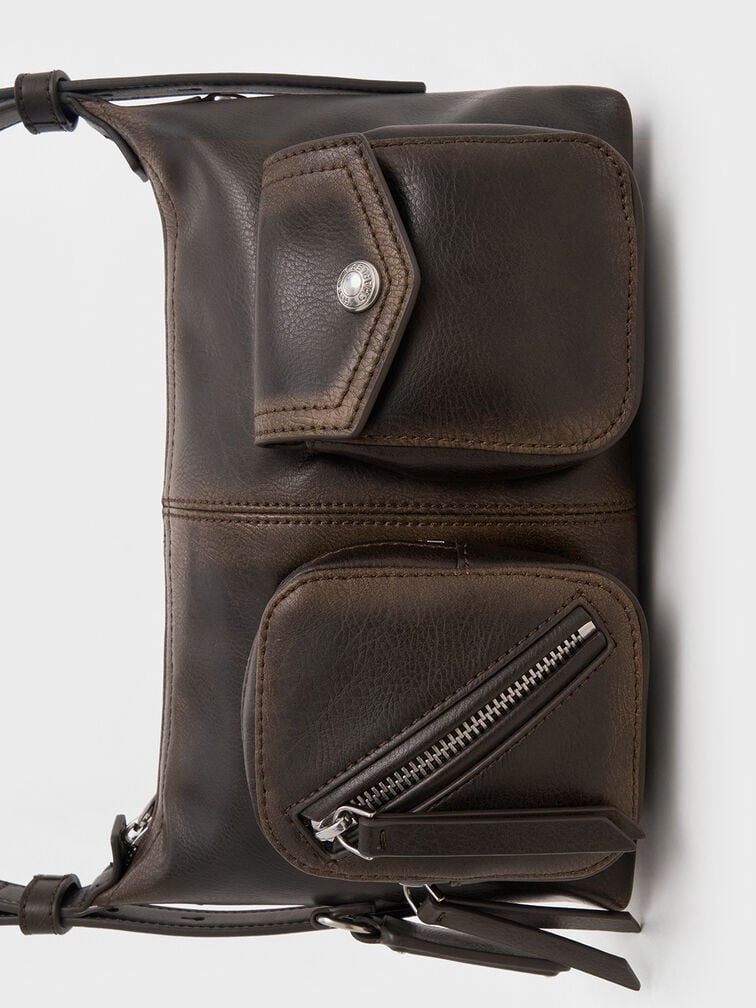 Thora Multi-Pocket Crossbody Bag, Multi, hi-res