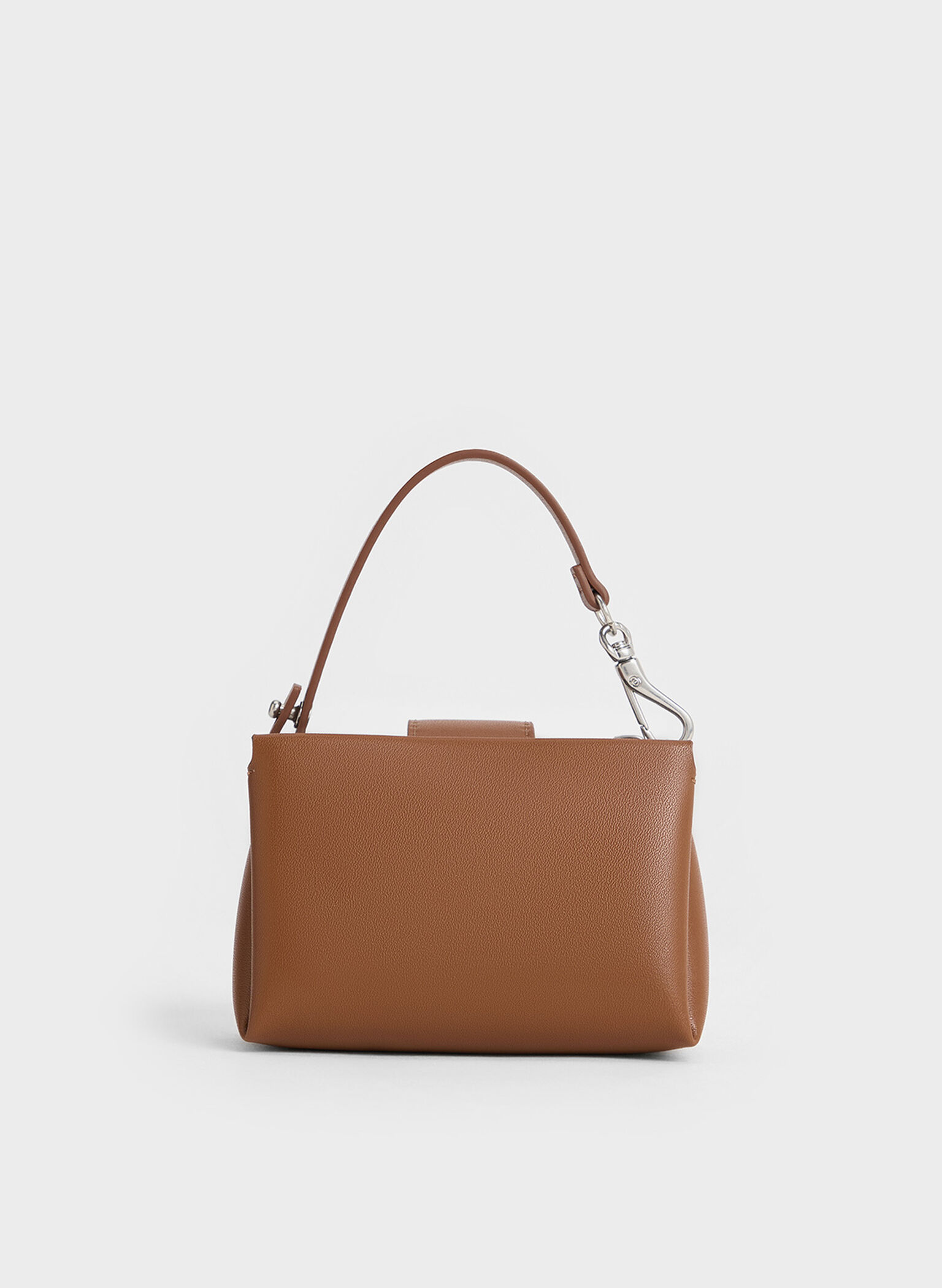 Bosie Top Handle Pouch, Brown, hi-res