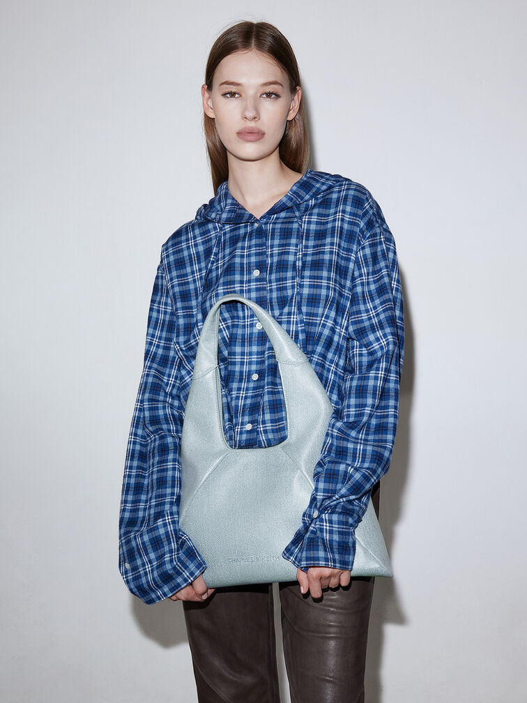 Bosie Denim Slouchy Hobo Bag, Denim Blue, hi-res