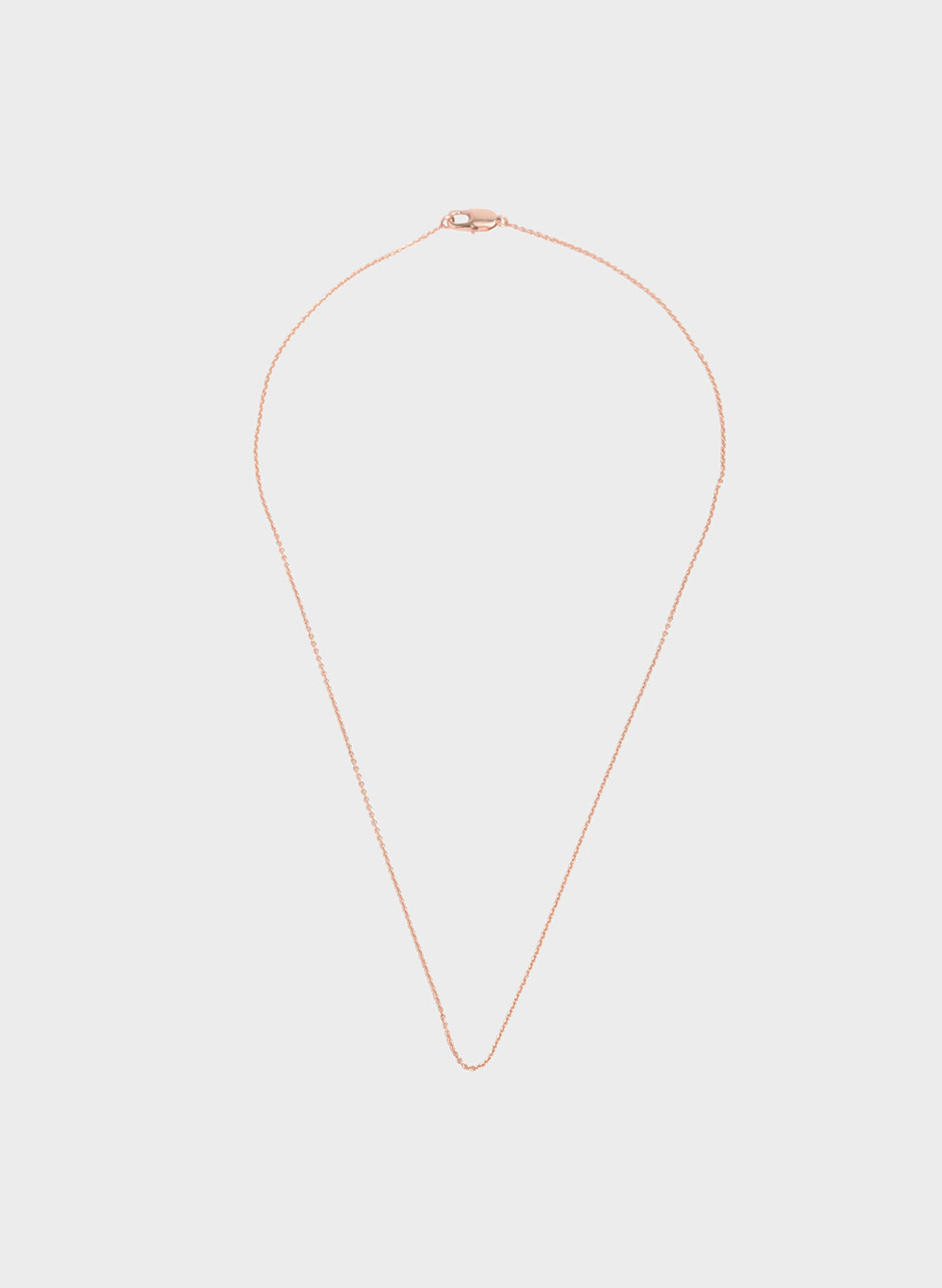 Princess Chain Necklace, Rose Gold, hi-res