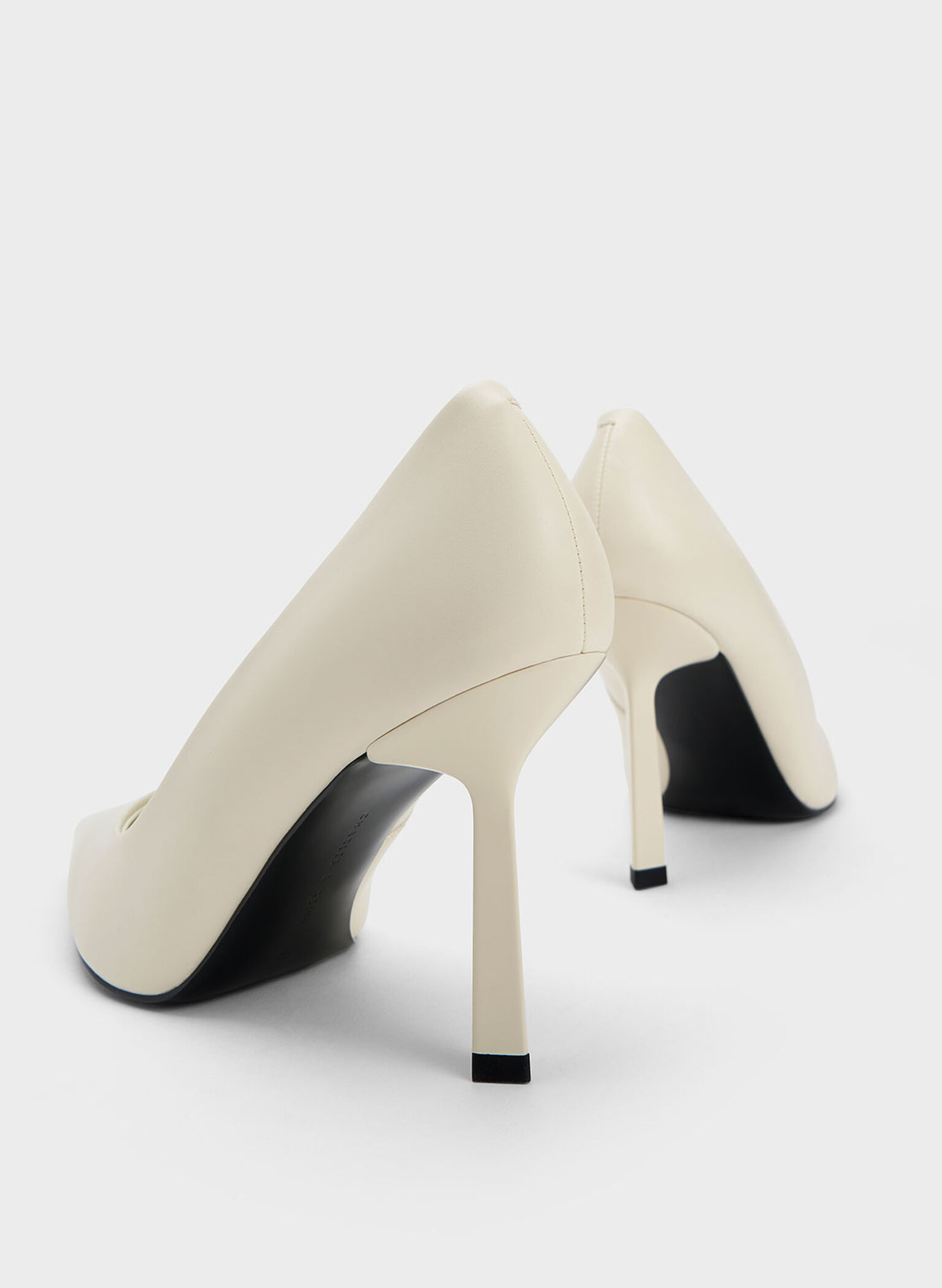 Pointed-Toe Pumps, Cream, hi-res
