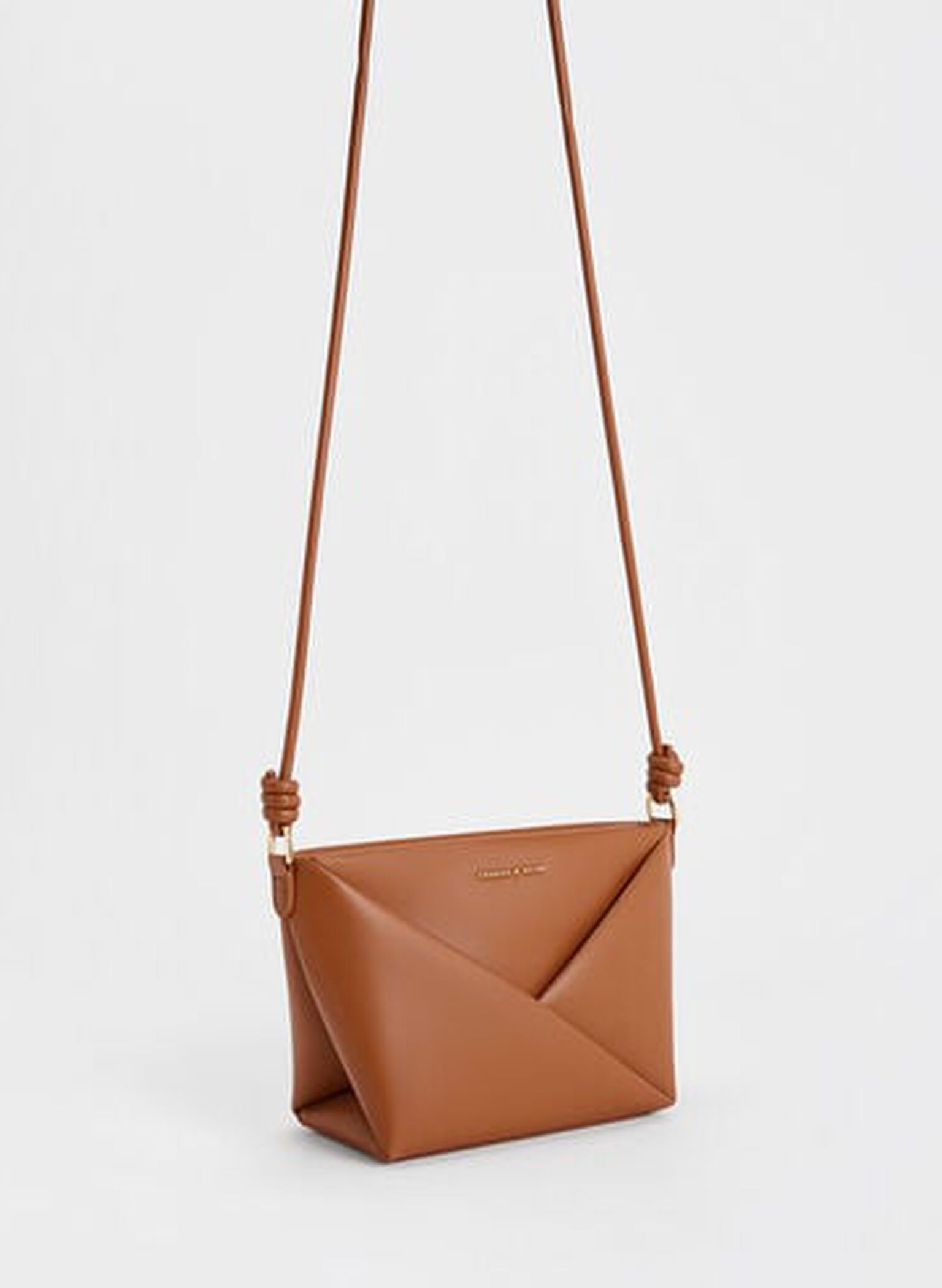 Midori Geometric Crossbody Bag, Tan, hi-res