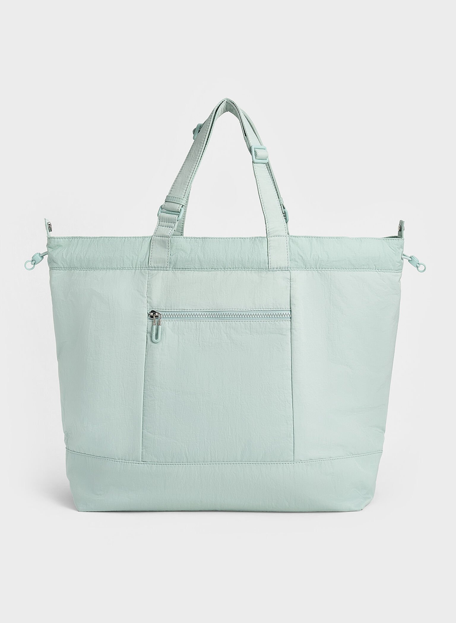 Terra Nylon Reversible Tote Bag, Sage Green, hi-res