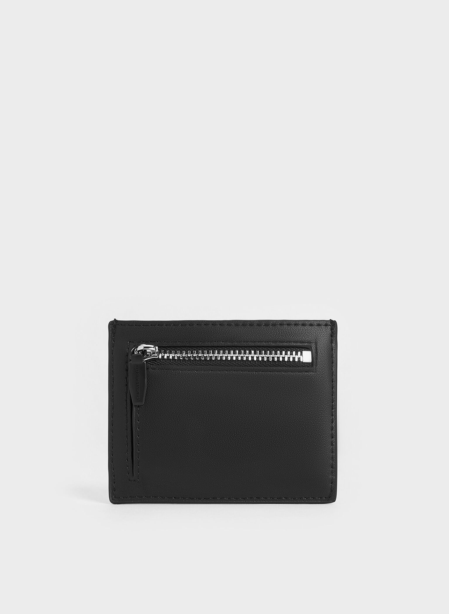 Midori Geometric Card Holder, Jet Black, hi-res