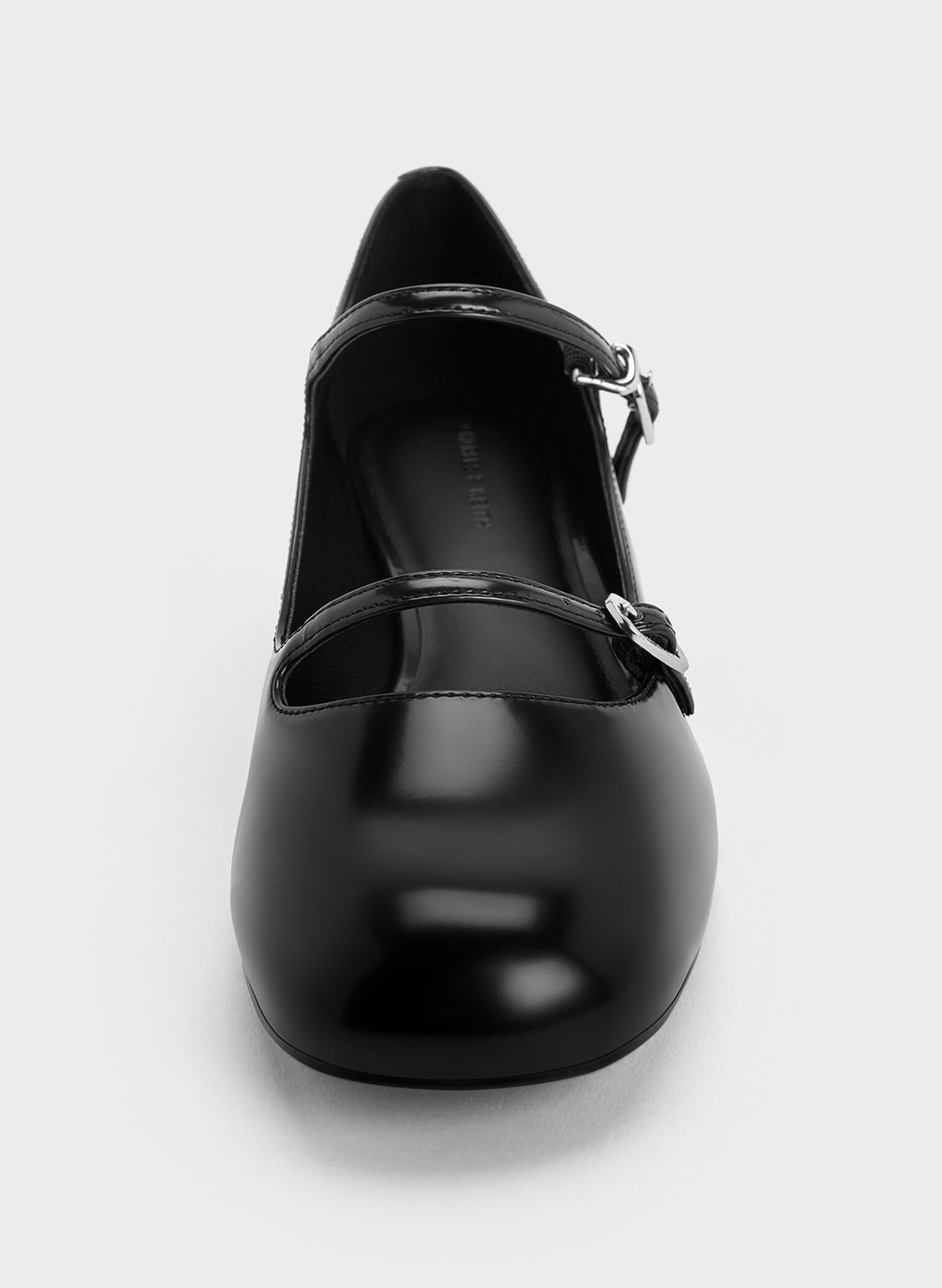 Double-Strap Block-Heel Mary Janes, Black Box, hi-res