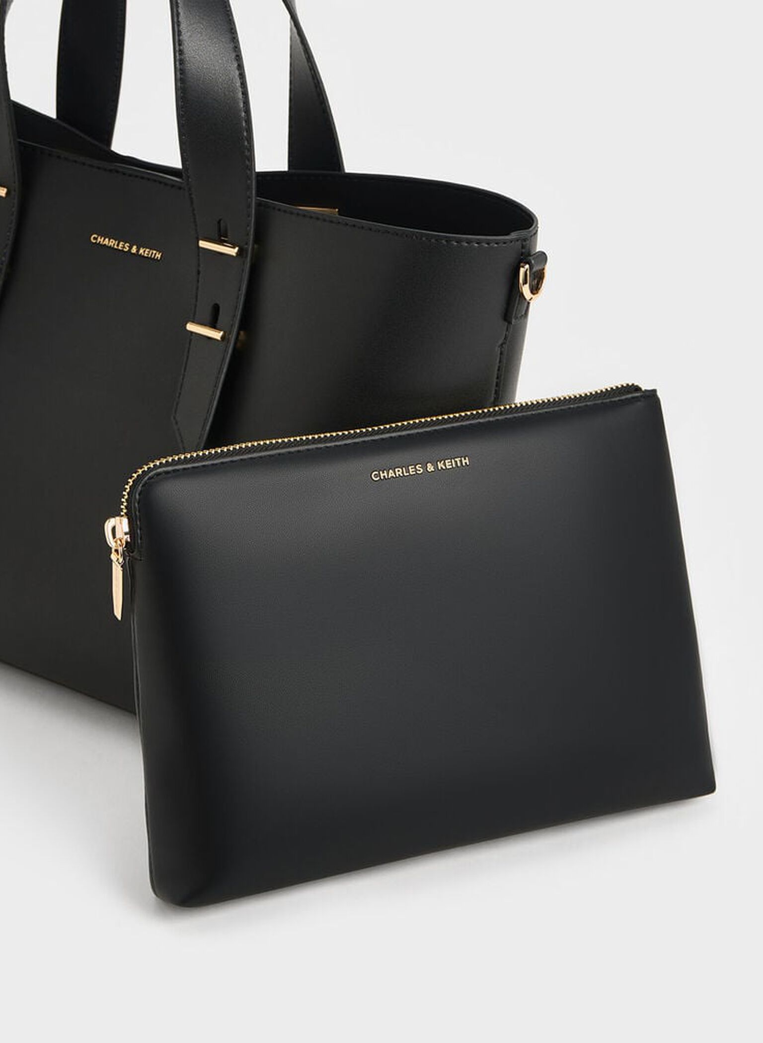 Shania Tote Bag, Black, hi-res