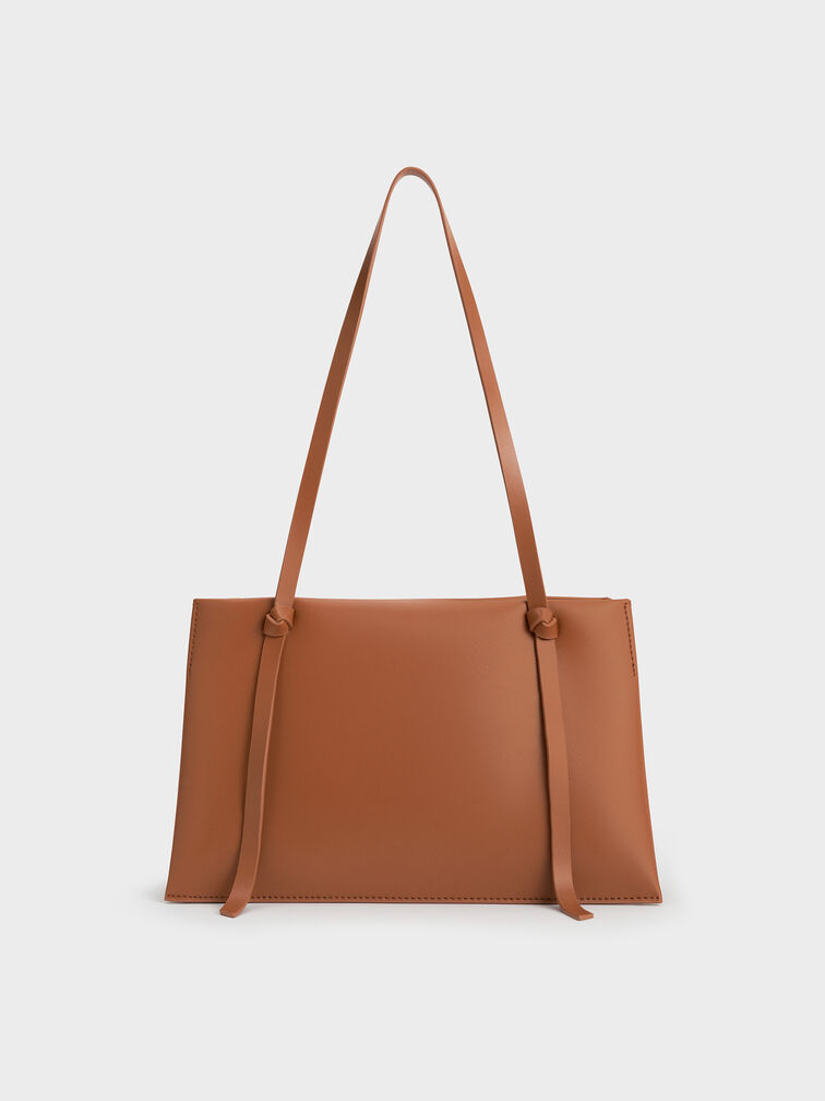 Midori Geometric Tote Bag, Tan, hi-res