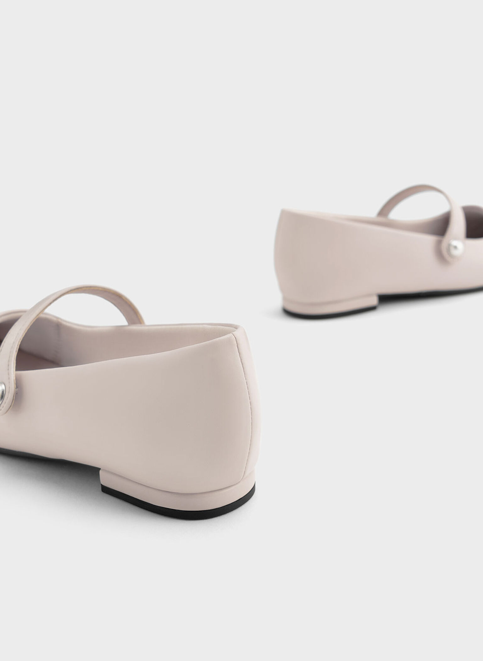 Girls' Bead-Embellished Mary Janes, Nude, hi-res