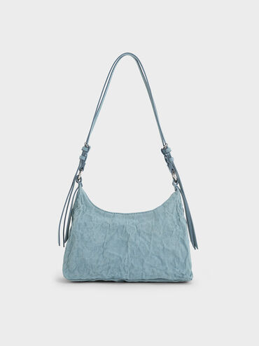Lark Denim Hobo Bag, Denim Blue, hi-res