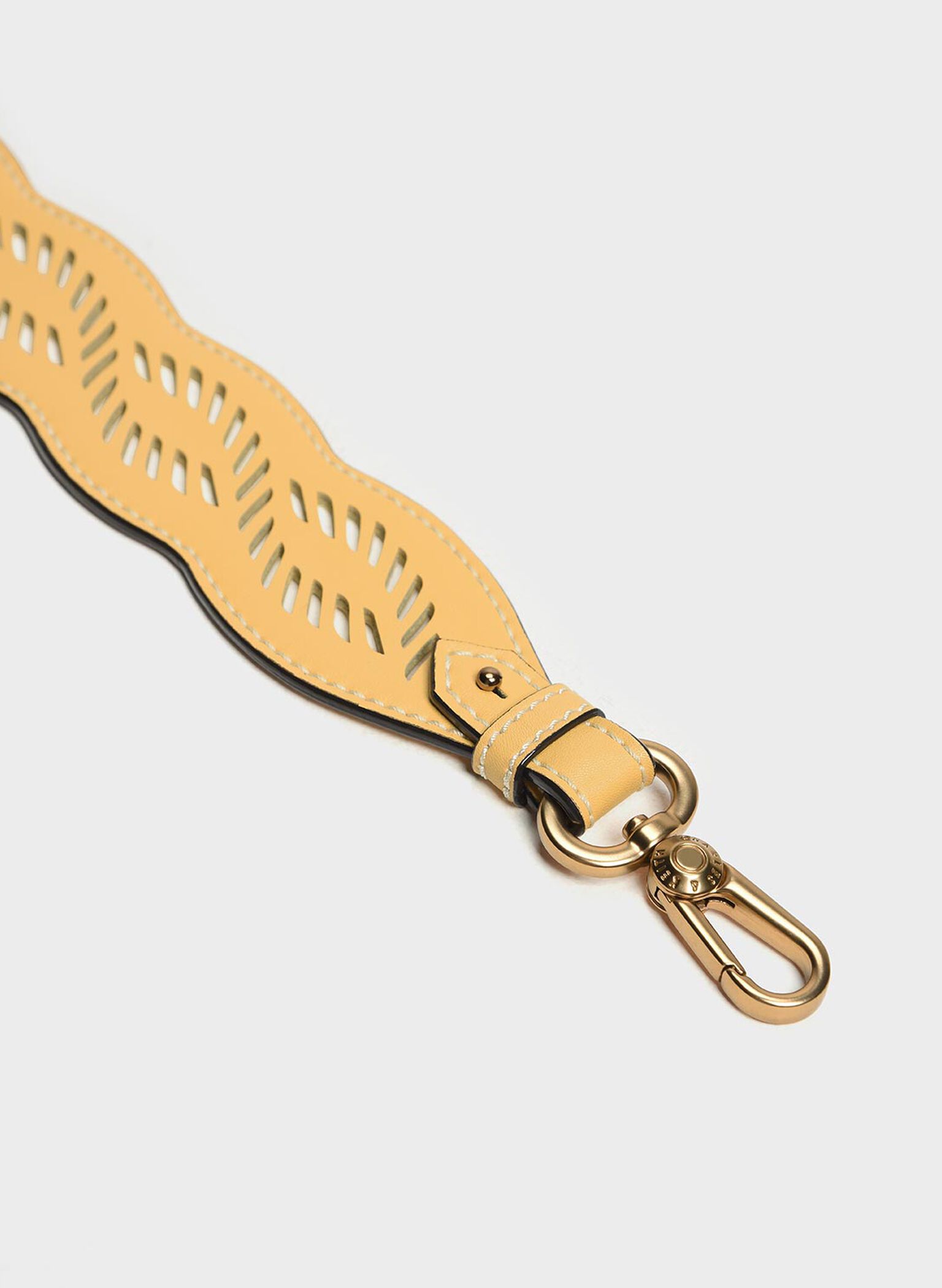 Laser Cut Bag Strap, Yellow, hi-res