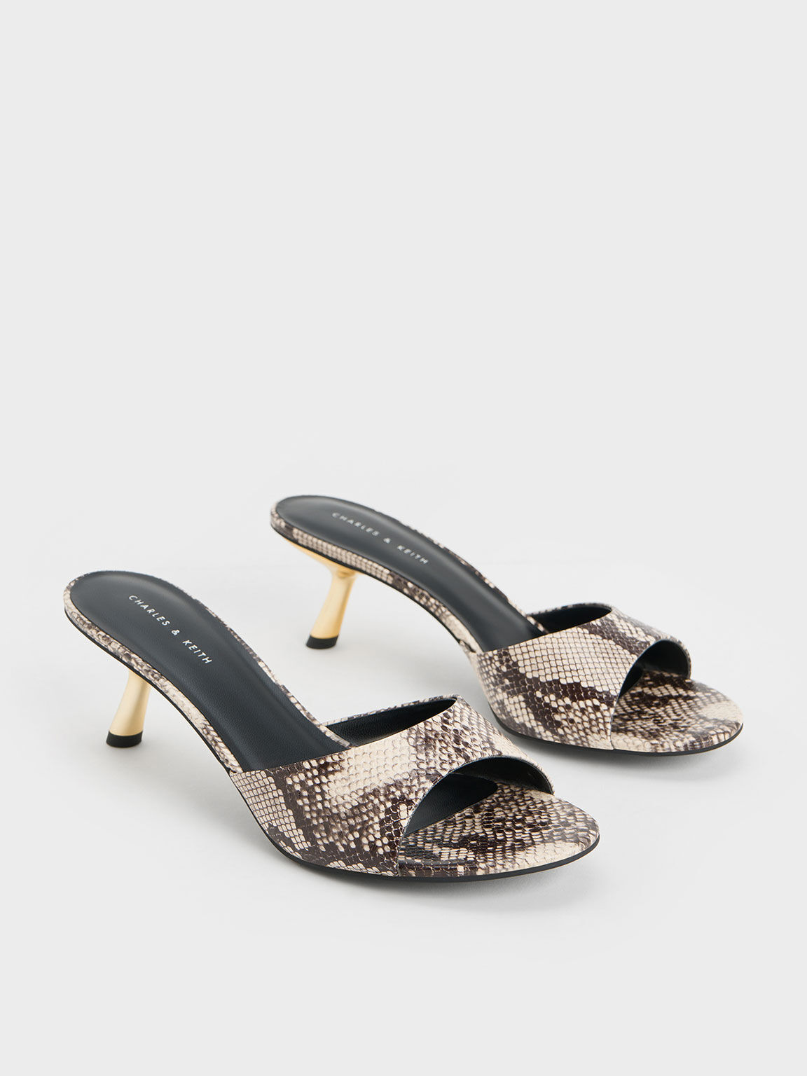 Snake mules heels online