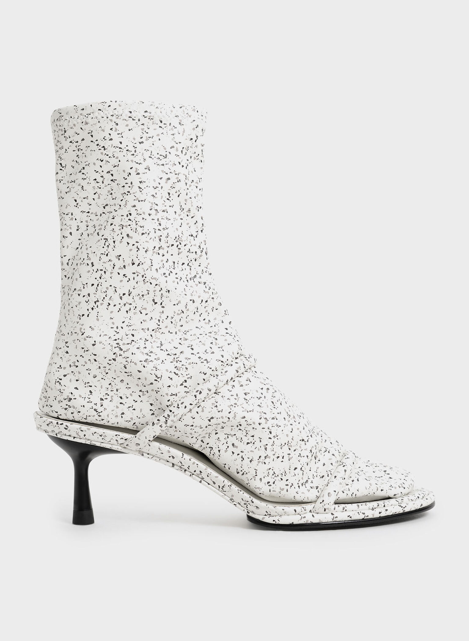 Lucile Printed Stiletto Calf Boots, Multi, hi-res