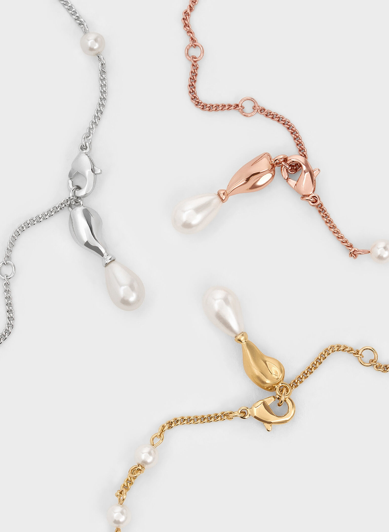Corrine Pearl Bracelet, Silver, hi-res