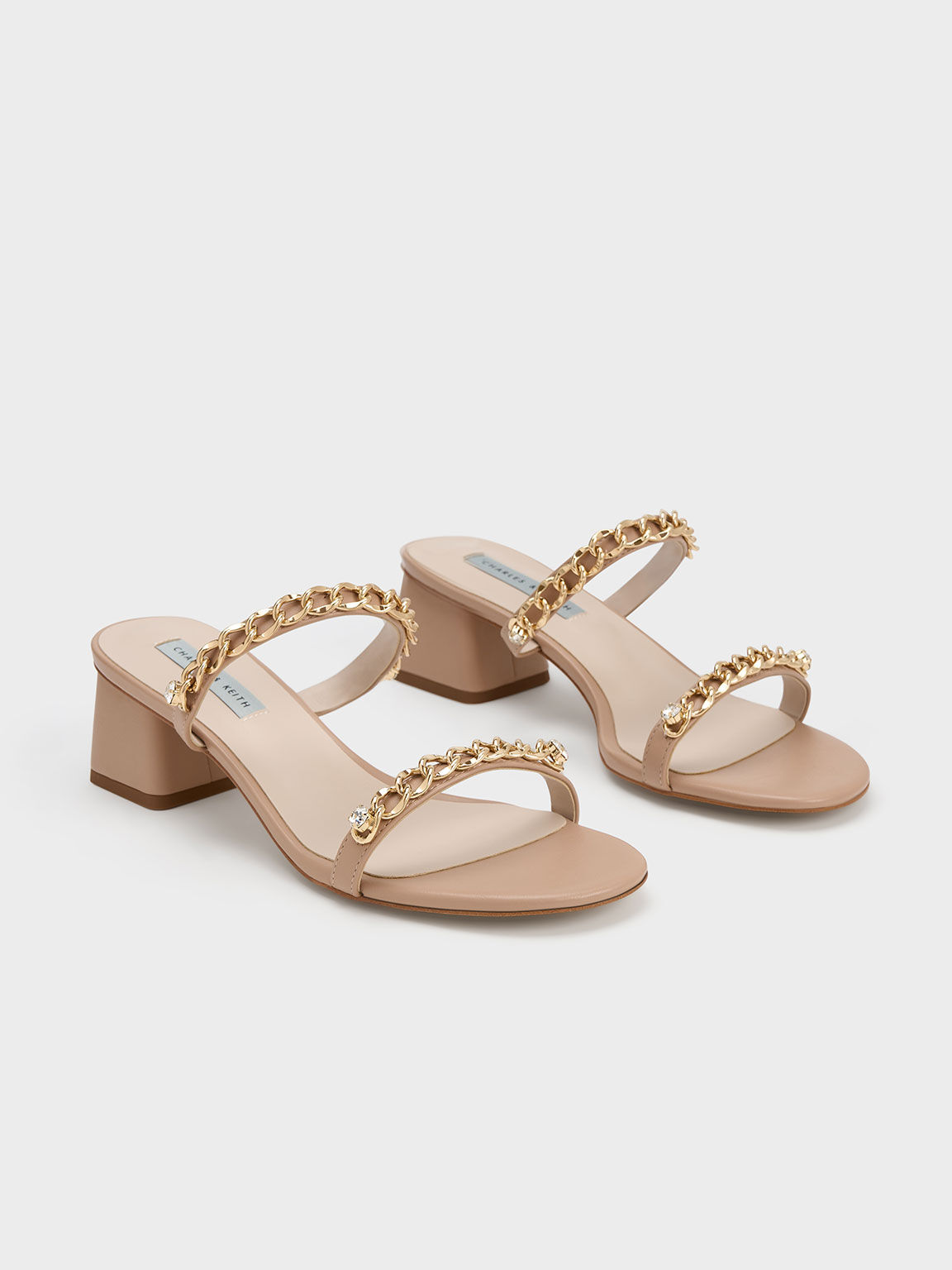 Nude block heel best sale sandal