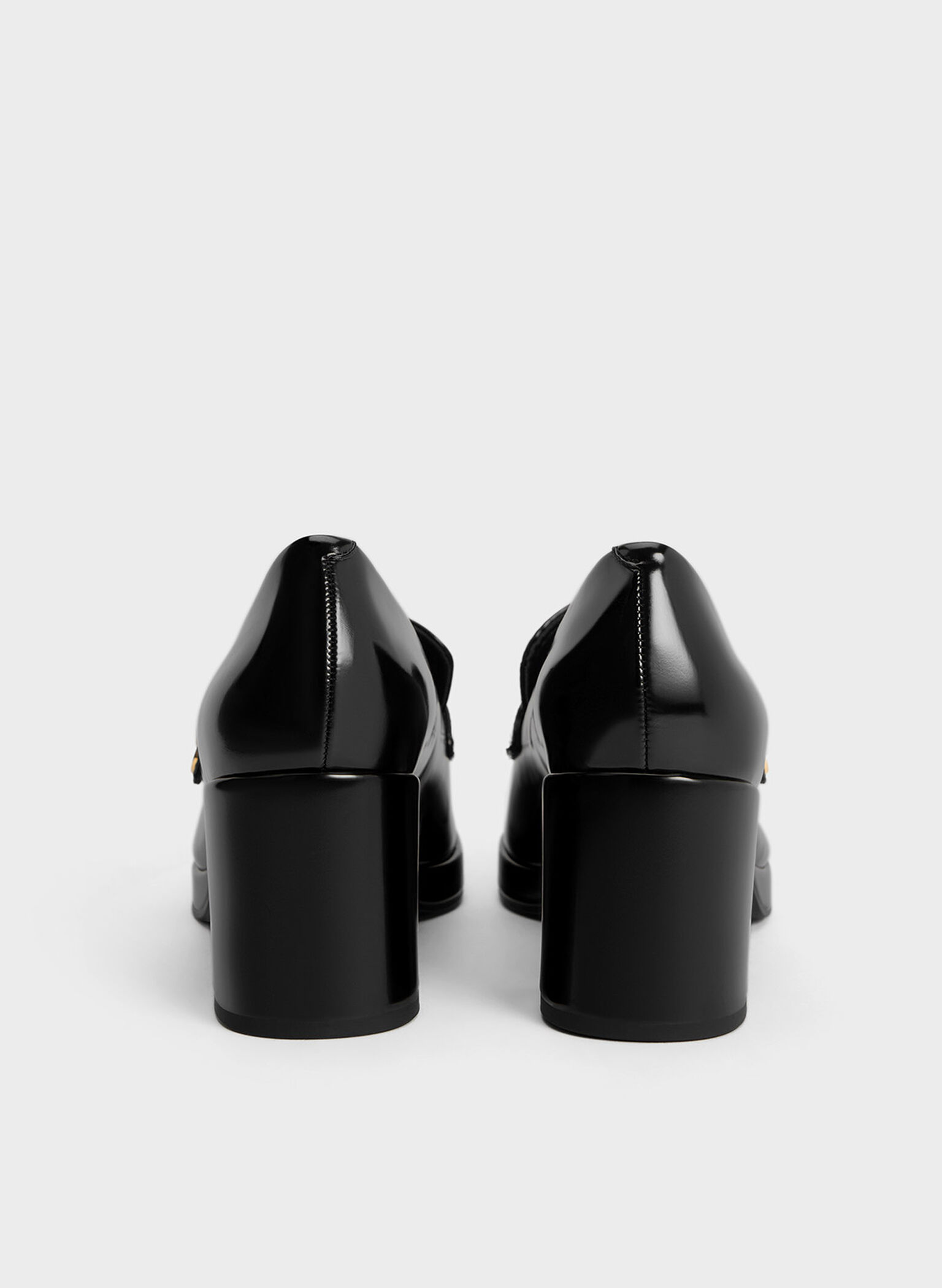 Hettie Metallic Accent Loafer Pumps, Black Box, hi-res