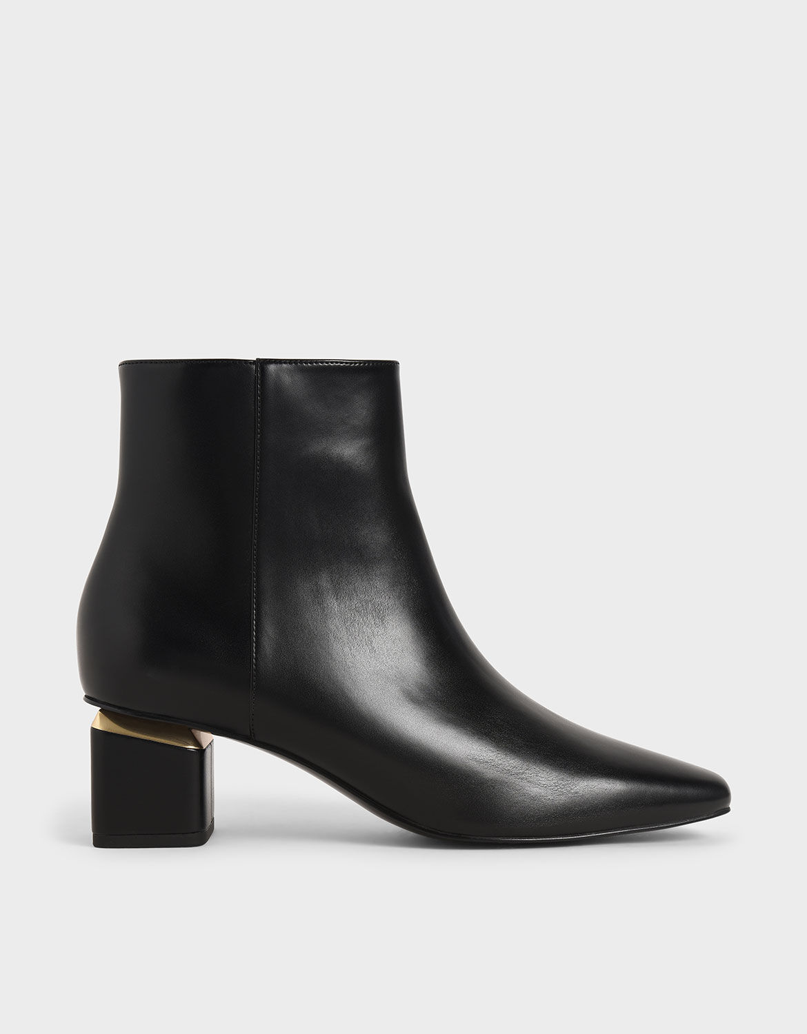 Black block heel ankle boots uk clearance