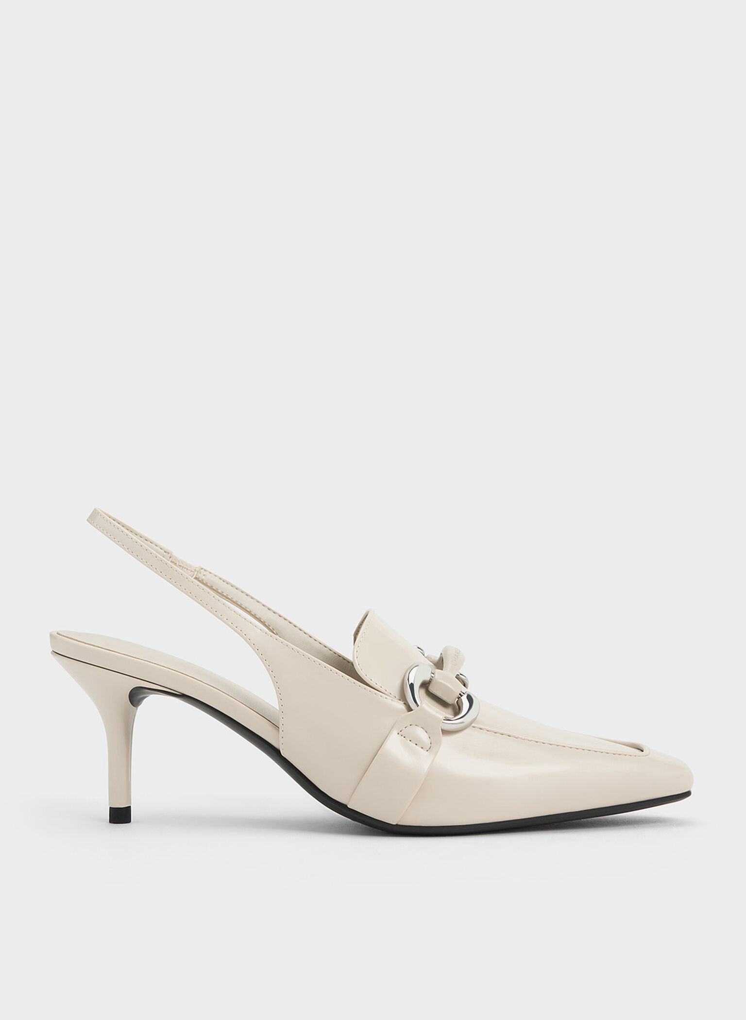 Catelaya Metallic Accent Slingback Pumps, Chalk, hi-res