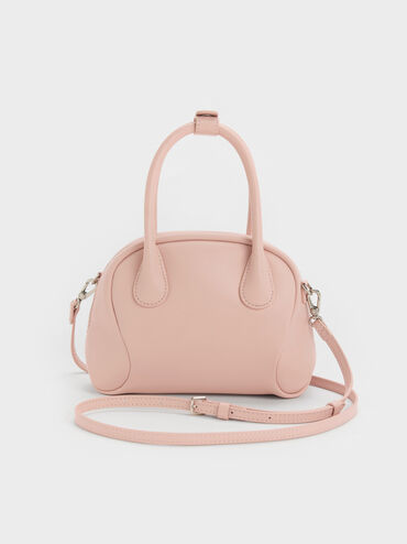 Nelly Bowling Bag, Light Pink, hi-res