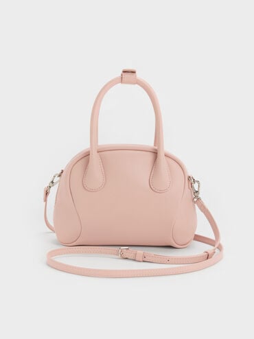 Nelly Bowling Bag, Light Pink, hi-res