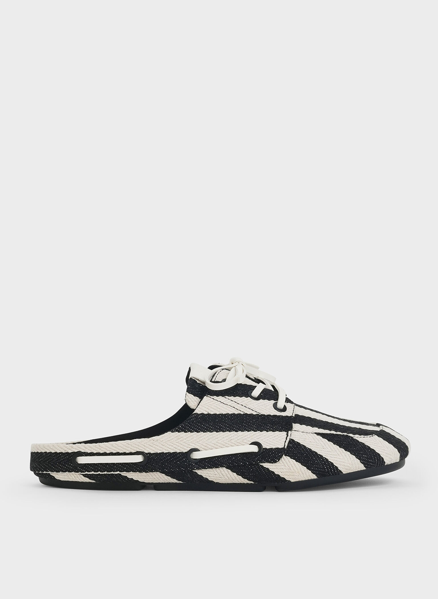 Striped Slip-On Boat Shoes, Multi, hi-res