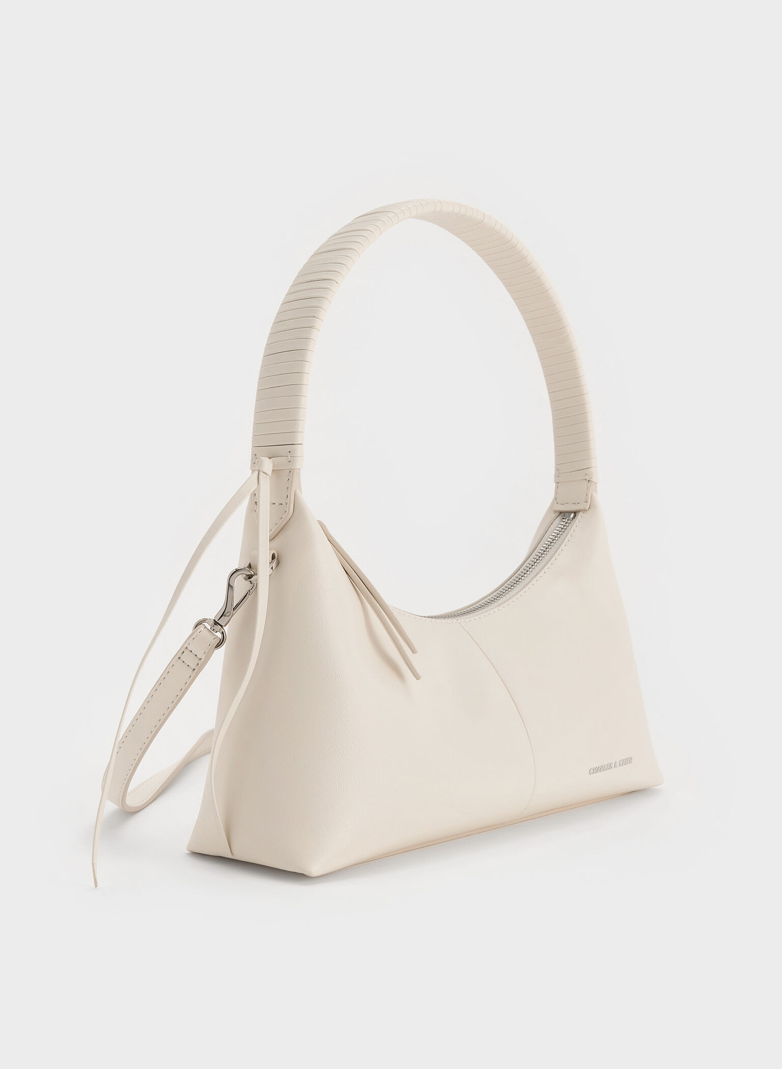 Simone Shoulder Bag, Cream, hi-res