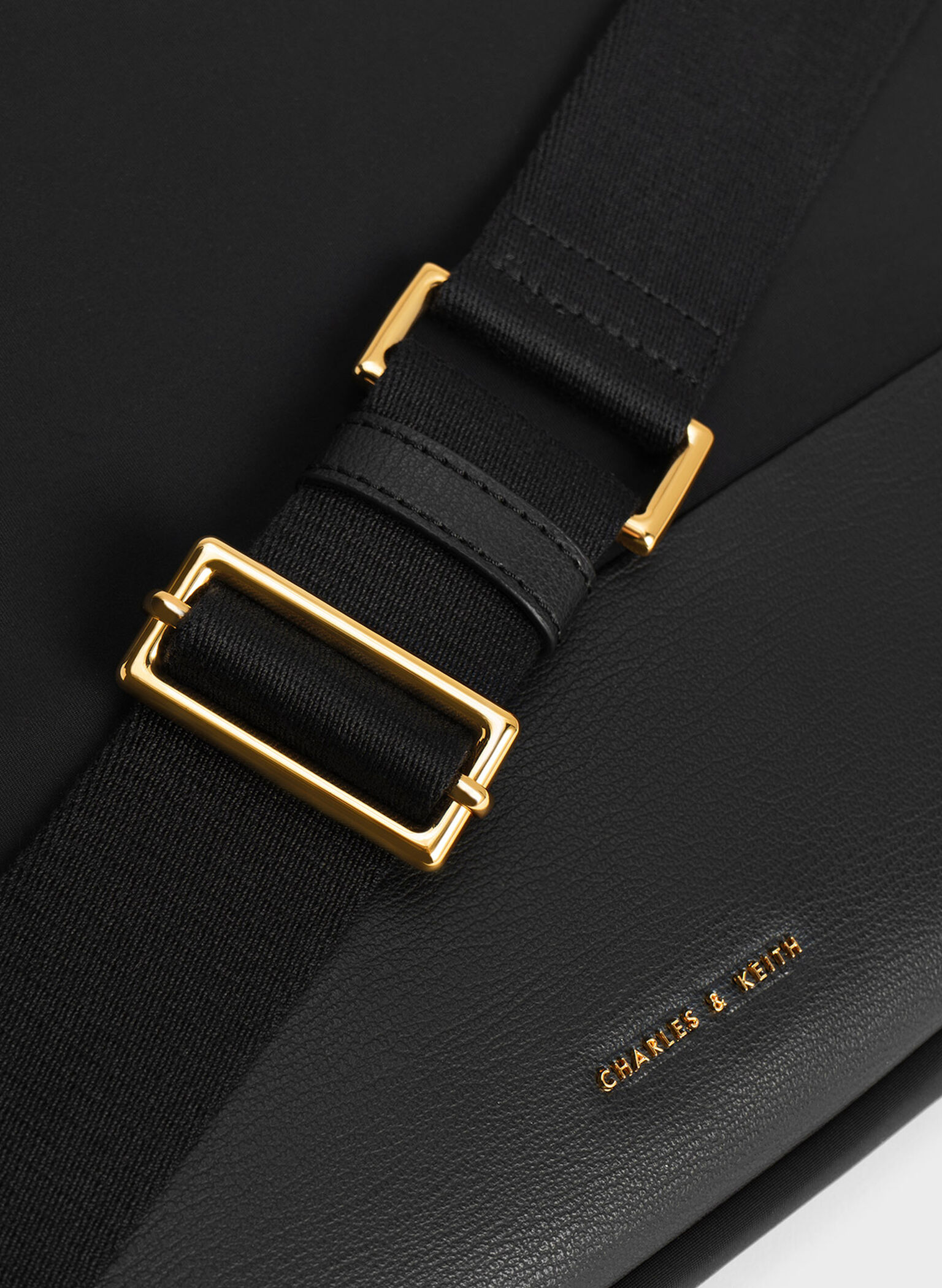 Textured Laptop Bag, Black, hi-res