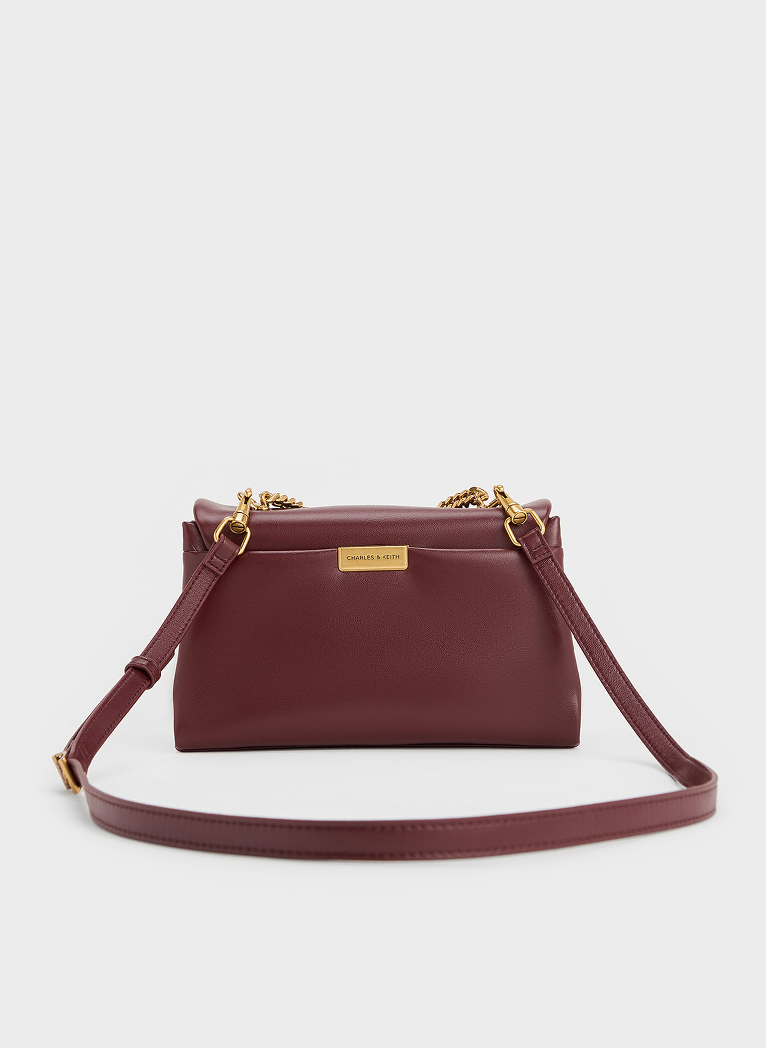 Kerry Chain-Handle Crossbody Bag, Mulberry Plum, hi-res
