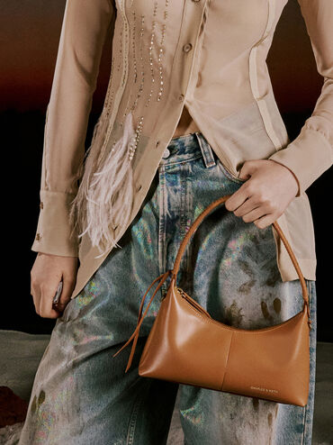 Simone Shoulder Bag, Russet Brown, hi-res