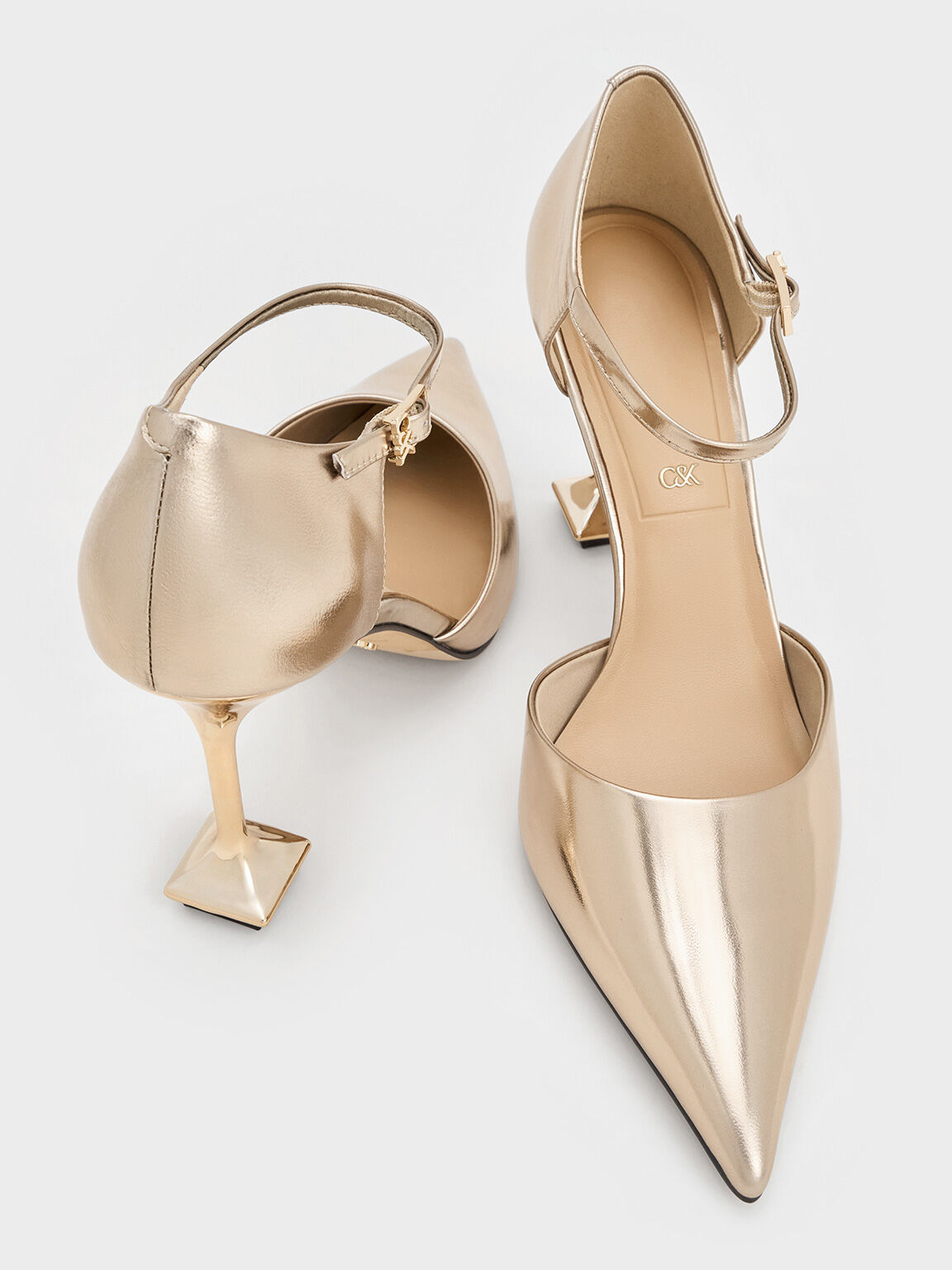 Champagne pumps shoes best sale