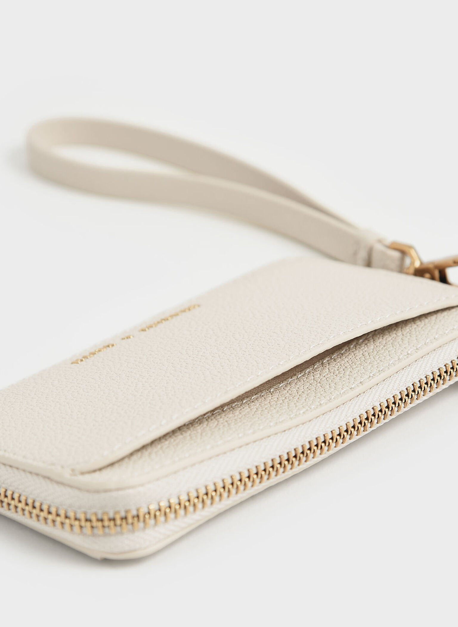 Dixie Multi-Slot Wristlet Card Holder, Cream, hi-res