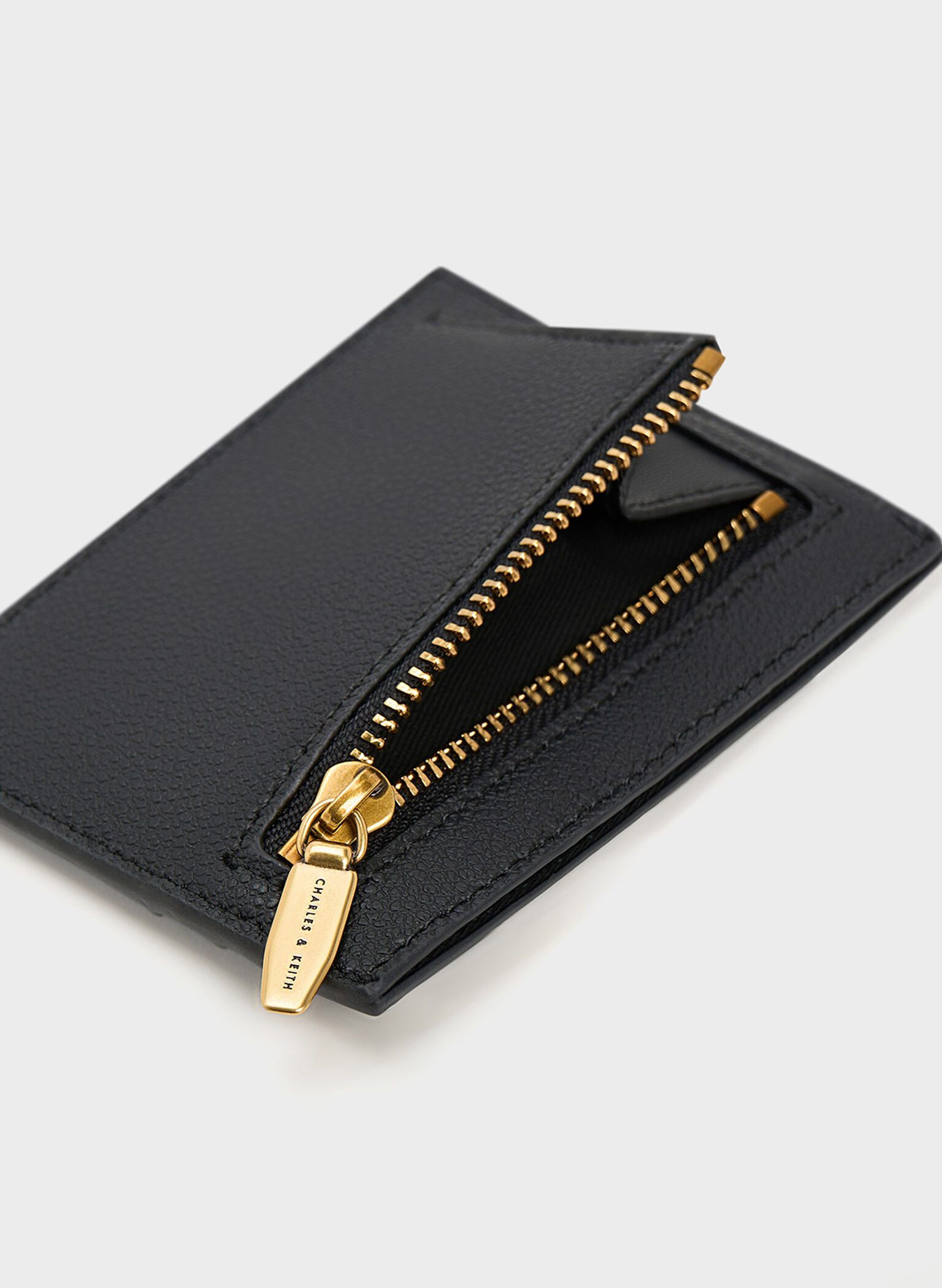Carli Multi-Slot Card Holder, Black, hi-res
