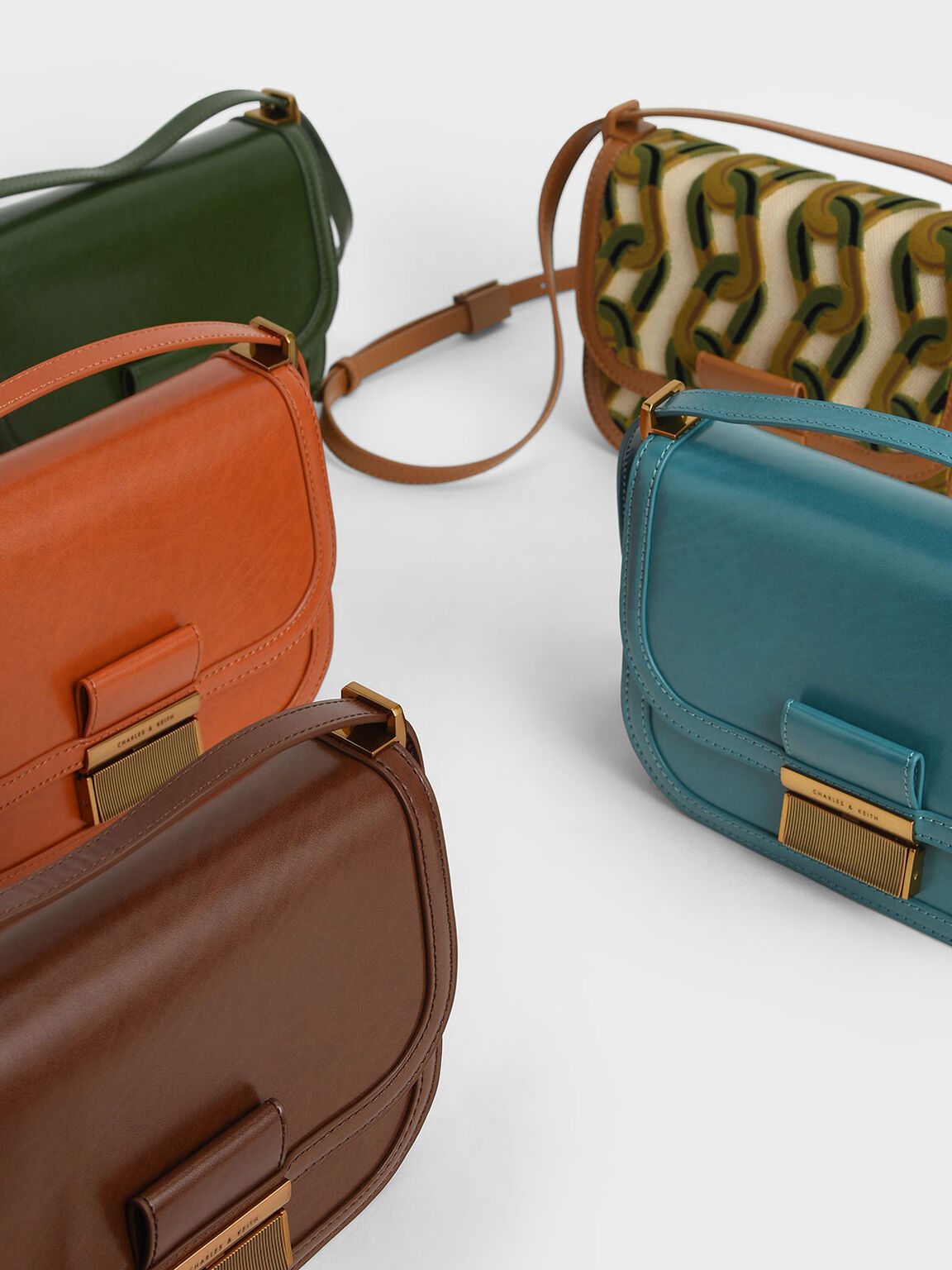 multi pouch crossbody bag charles and keith