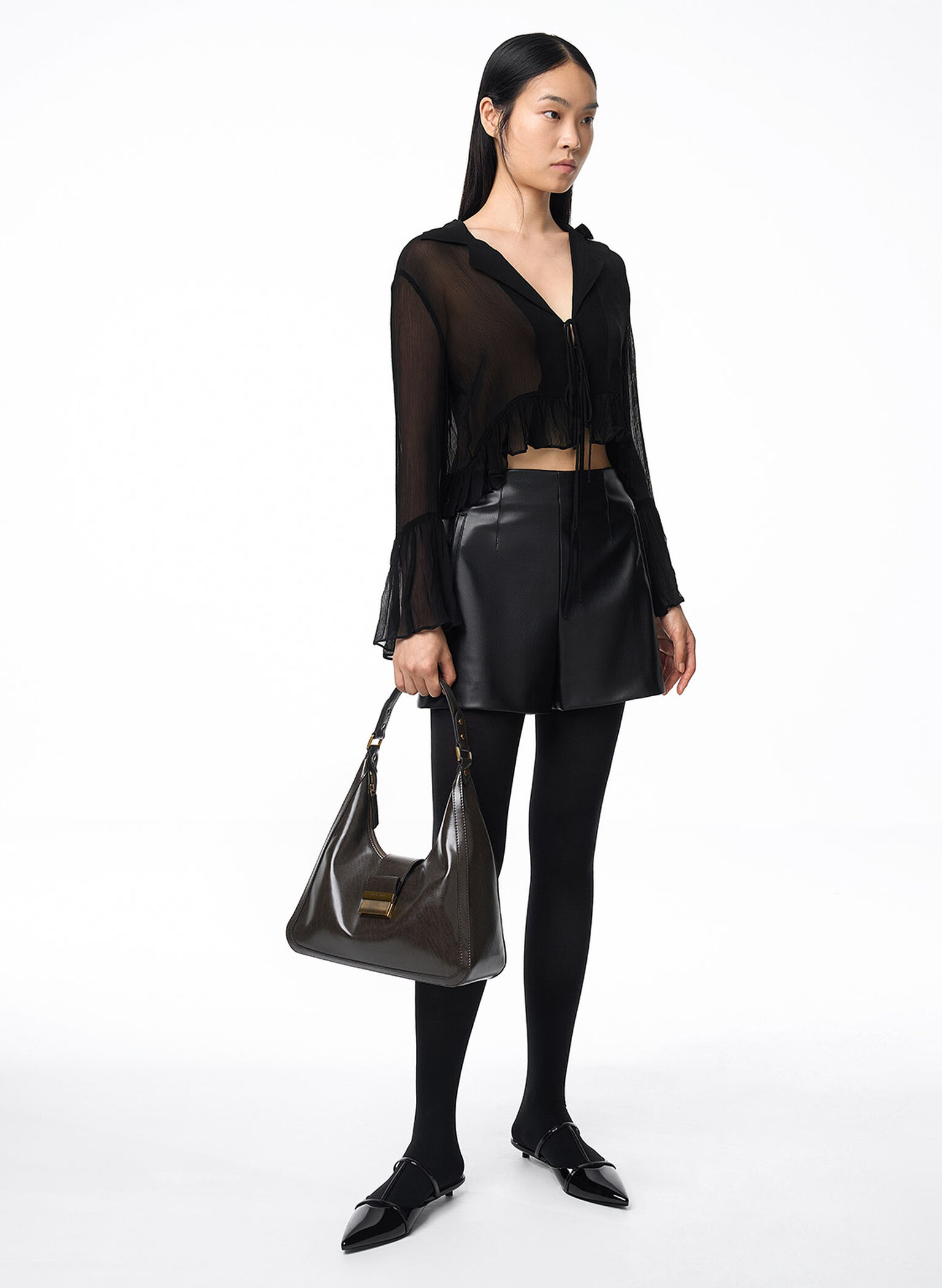Charlot Hobo Bag, Dark Moss, hi-res