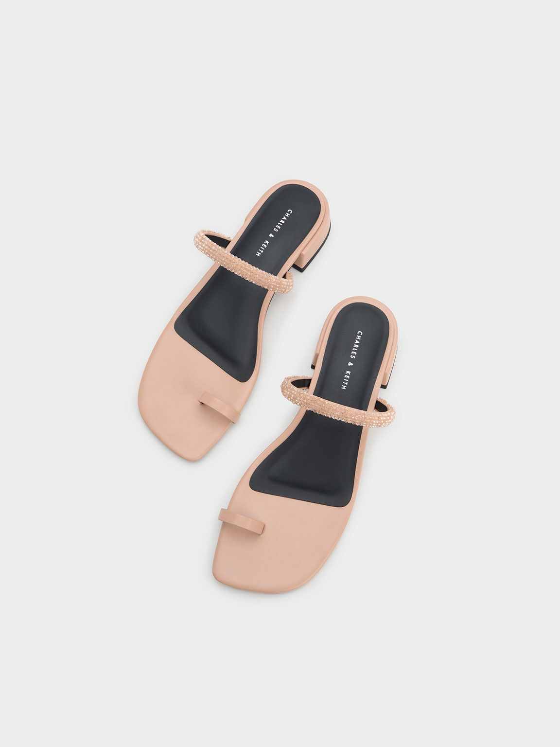 Charles and keith flat sandals online