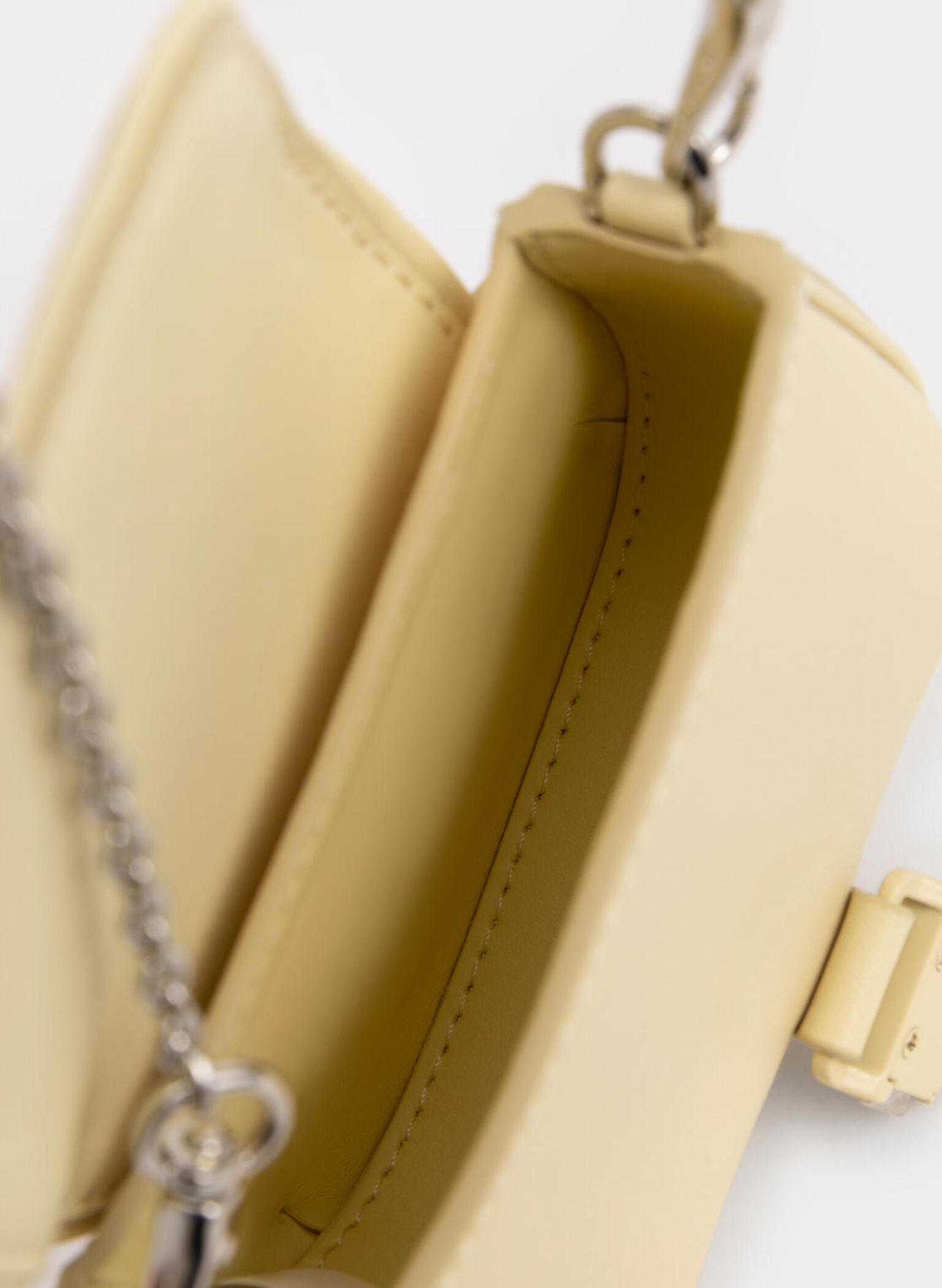 Zetta Belt Buckle Mini Bag, Butter, hi-res