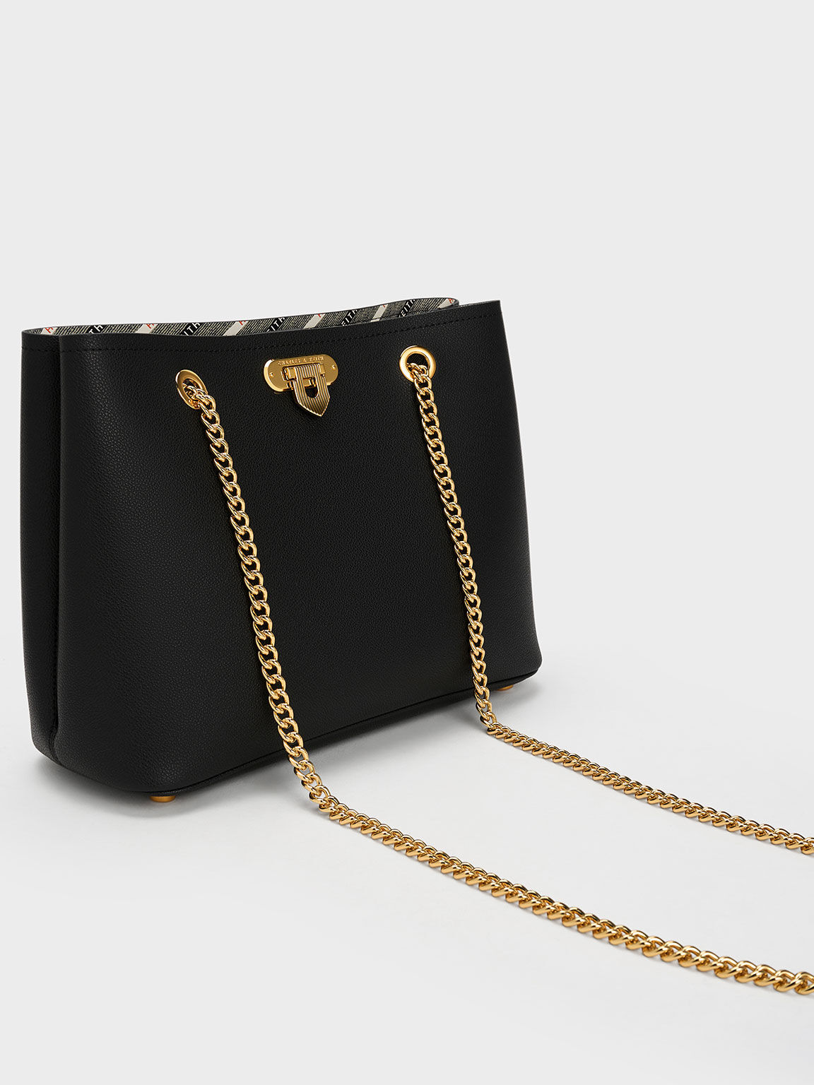Black Alcott Tote Bag CHARLES KEITH UK