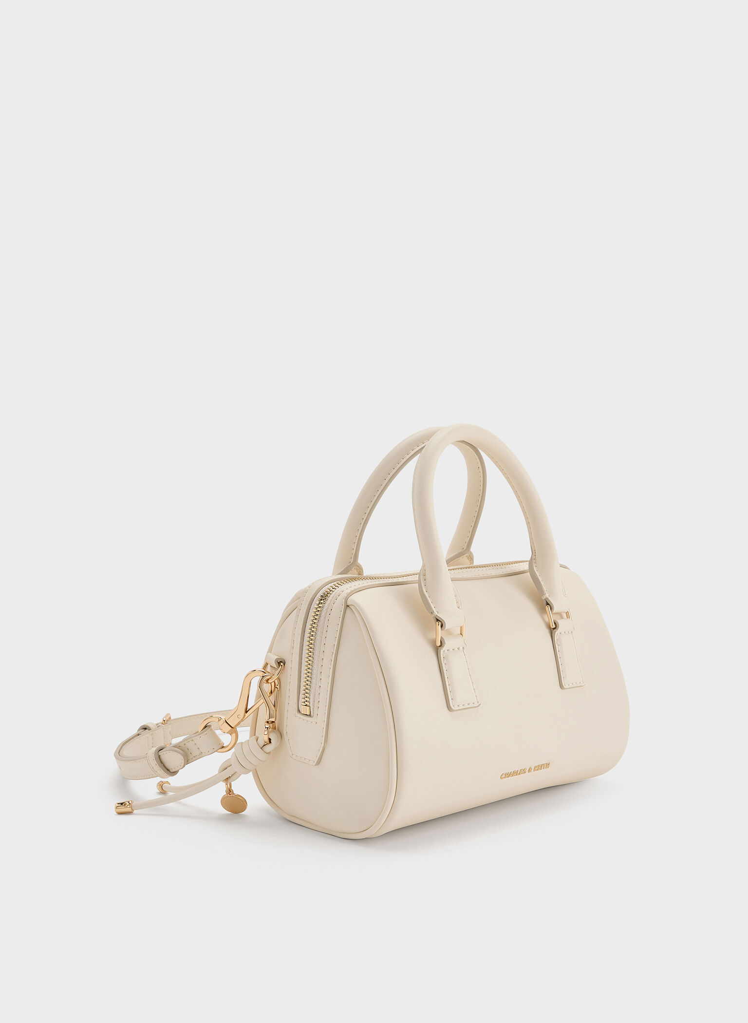 Everleigh Bowling Bag, Cream, hi-res