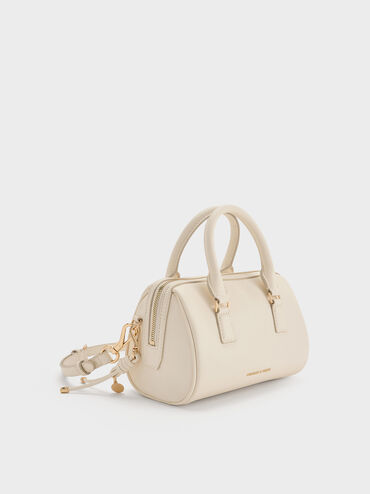 Everleigh Bowling Bag, Cream, hi-res