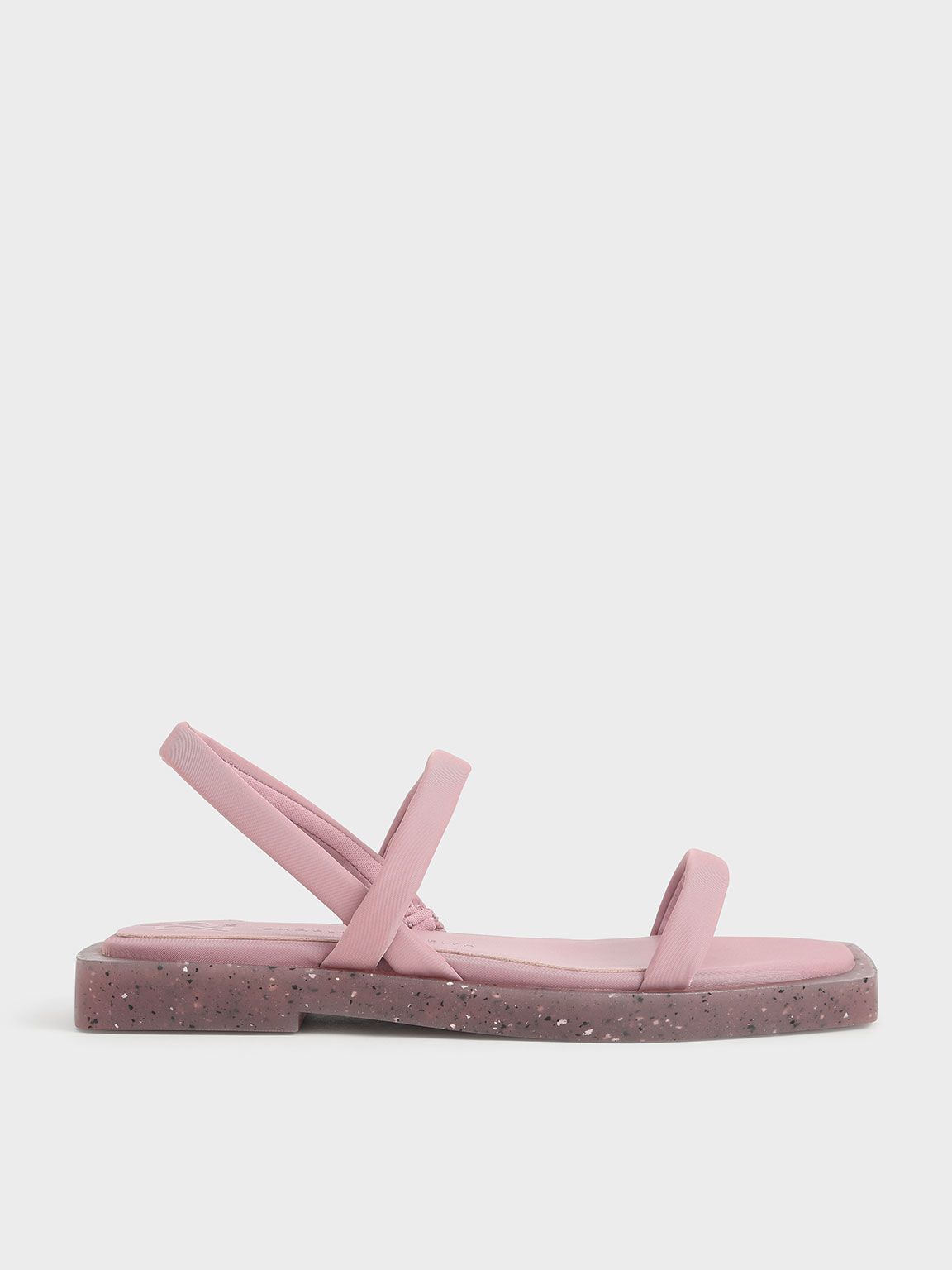 The Anniversary Series: Arabella Recycled Nylon Slingback Sandals, Pink, hi-res