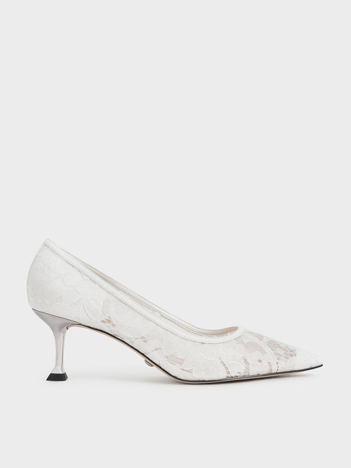 White lace stilettos sale