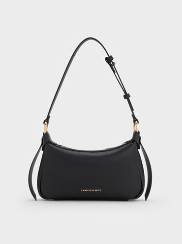 Mini Calla Shoulder Bag, Black, hi-res