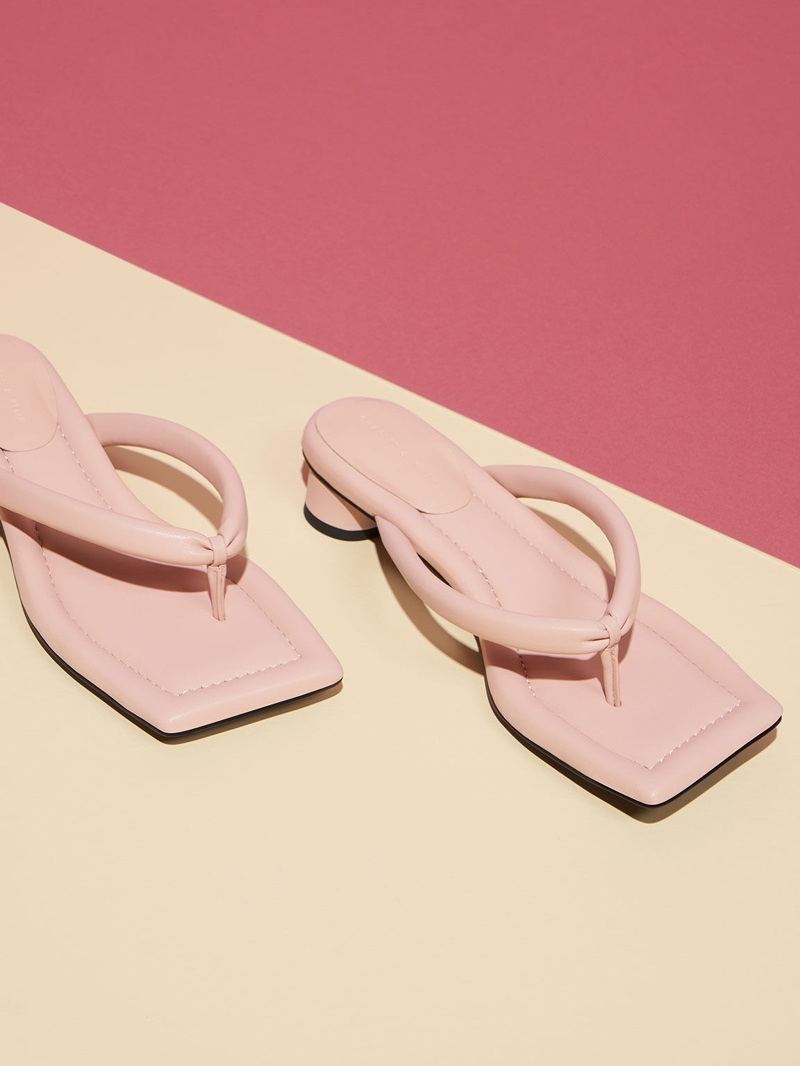 Hot pink thong sandals on sale