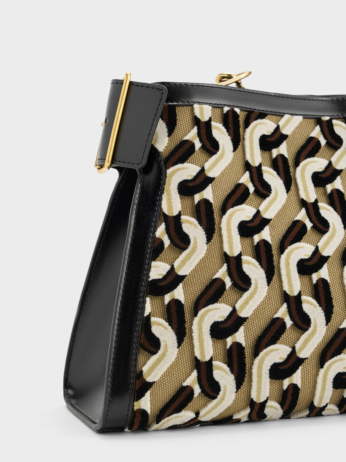 Multi top snakeskin purse
